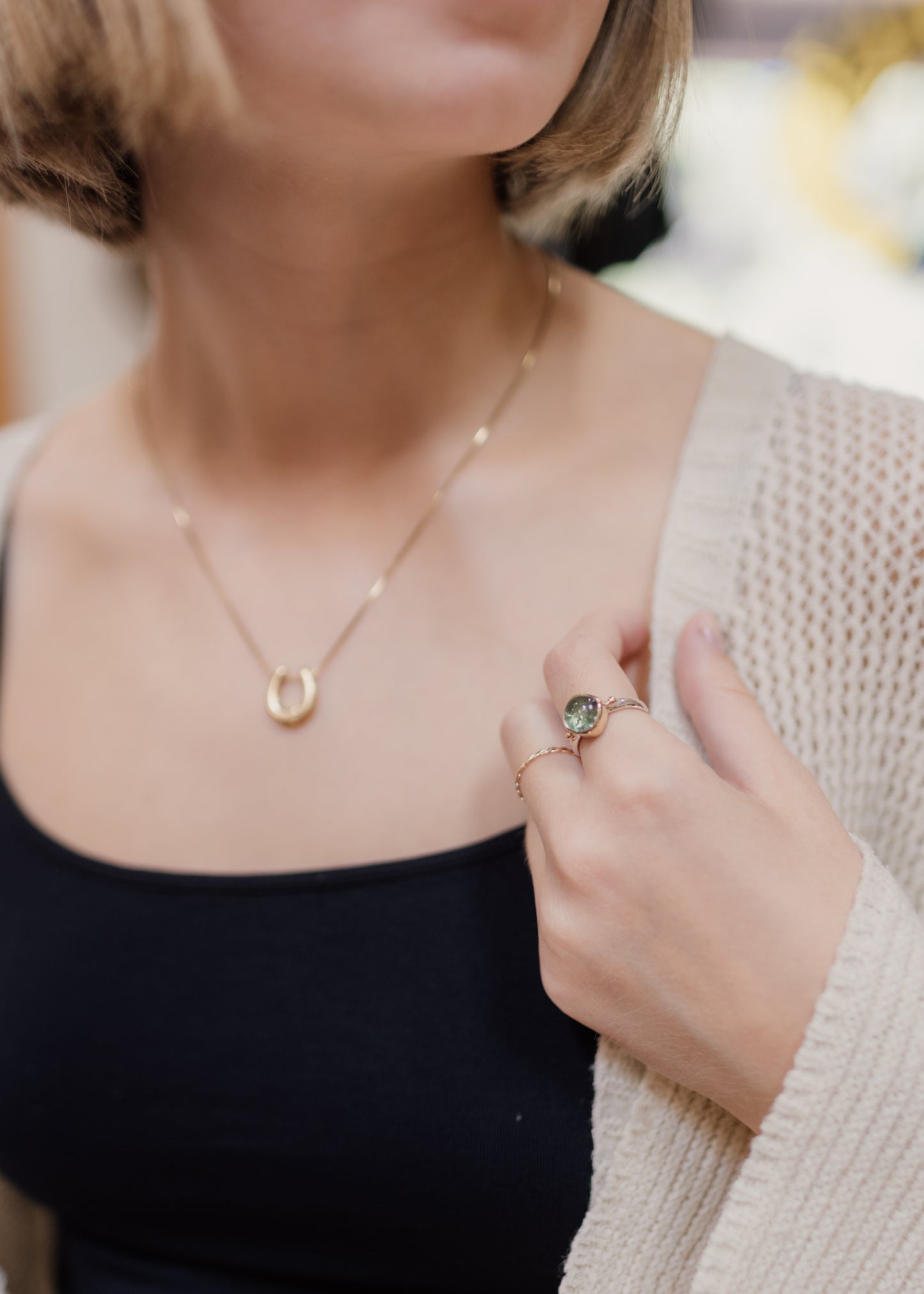 Green Tourmaline Ring | Linda Blumel