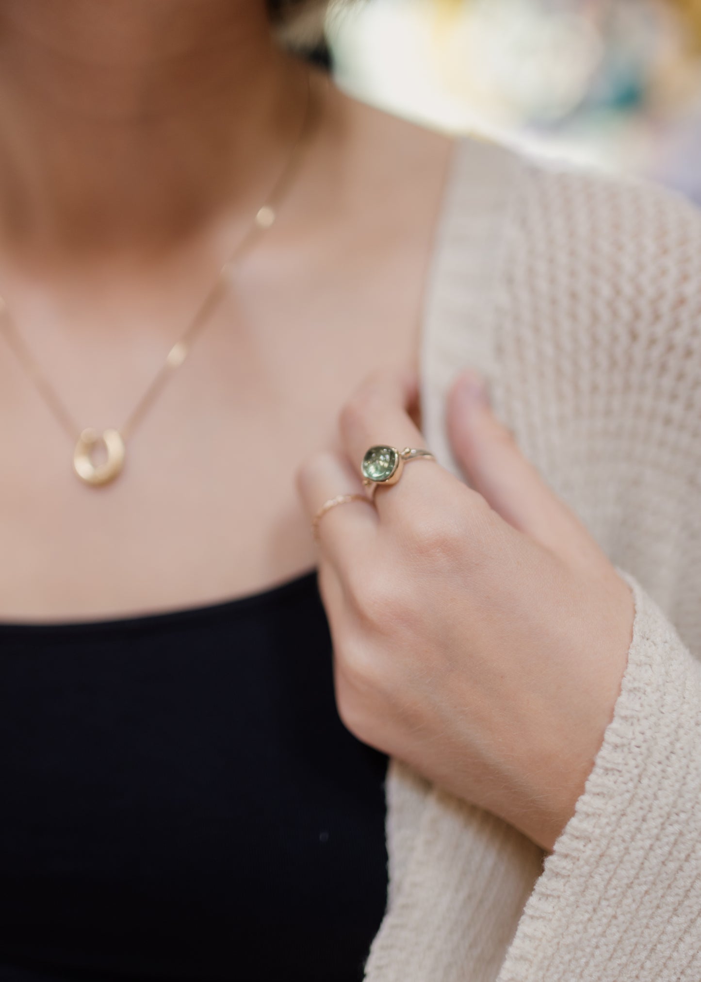 Green Tourmaline Ring | Linda Blumel