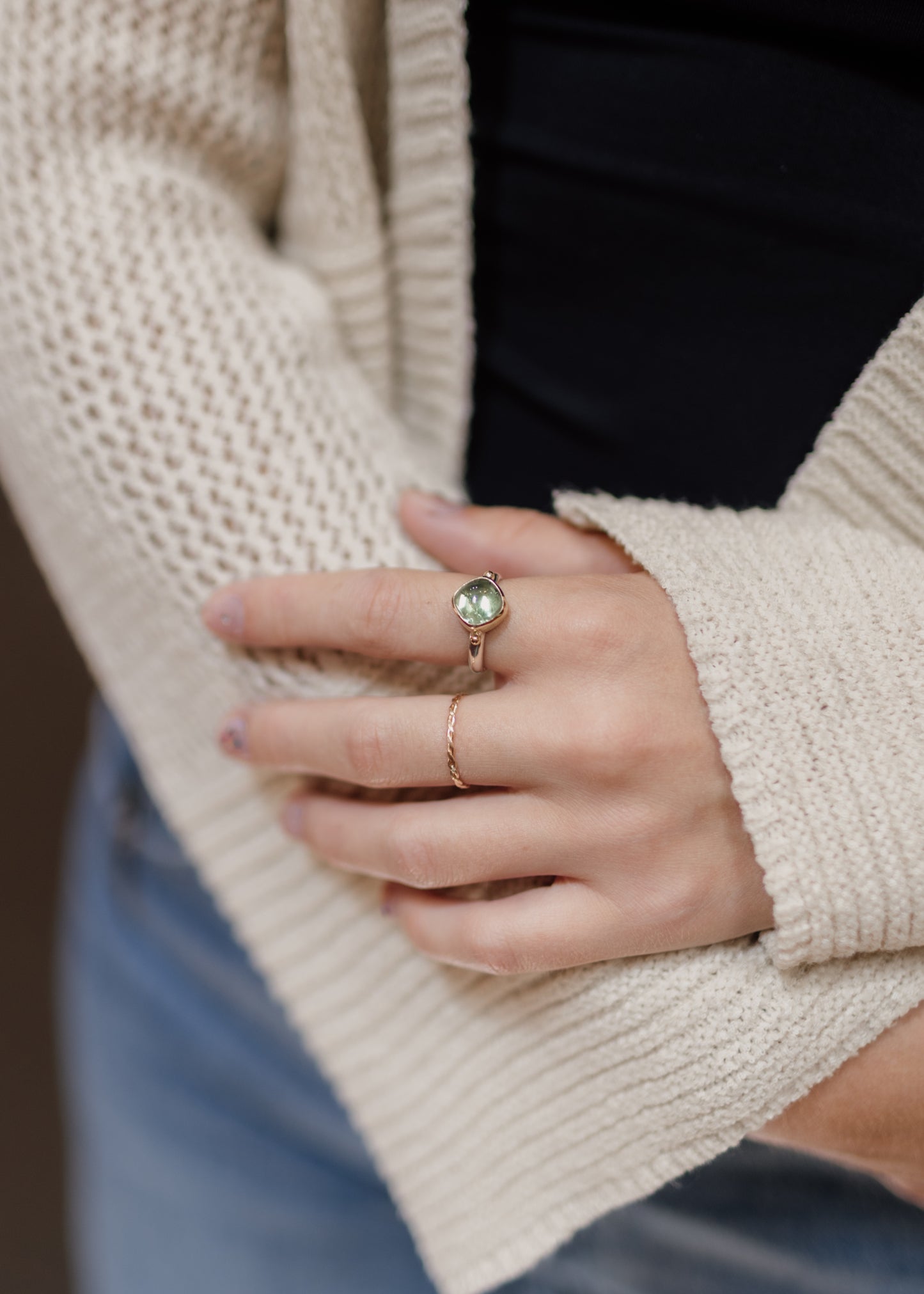 Green Tourmaline Ring | Linda Blumel