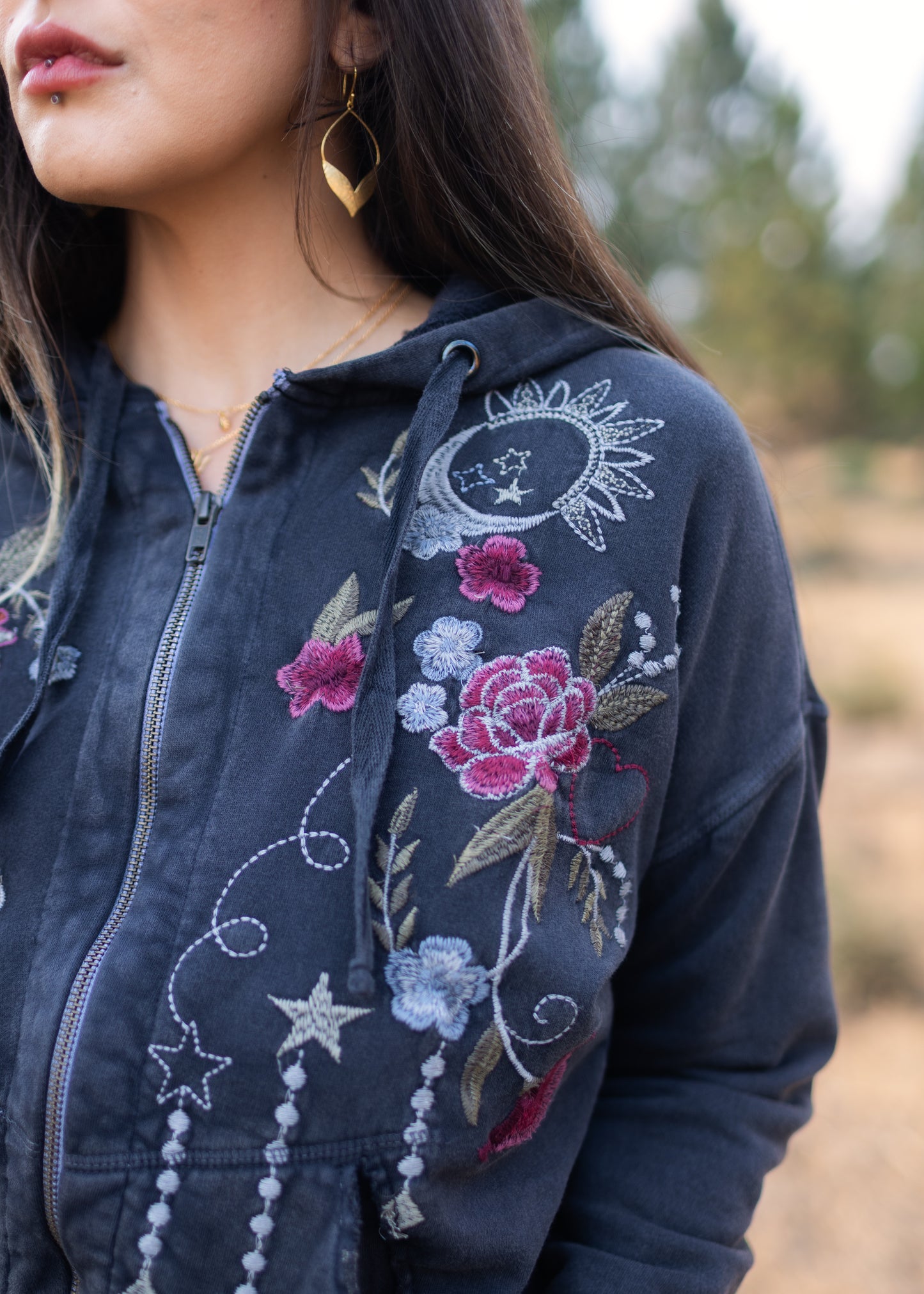 Lulu Hoodie in Lava | Caite