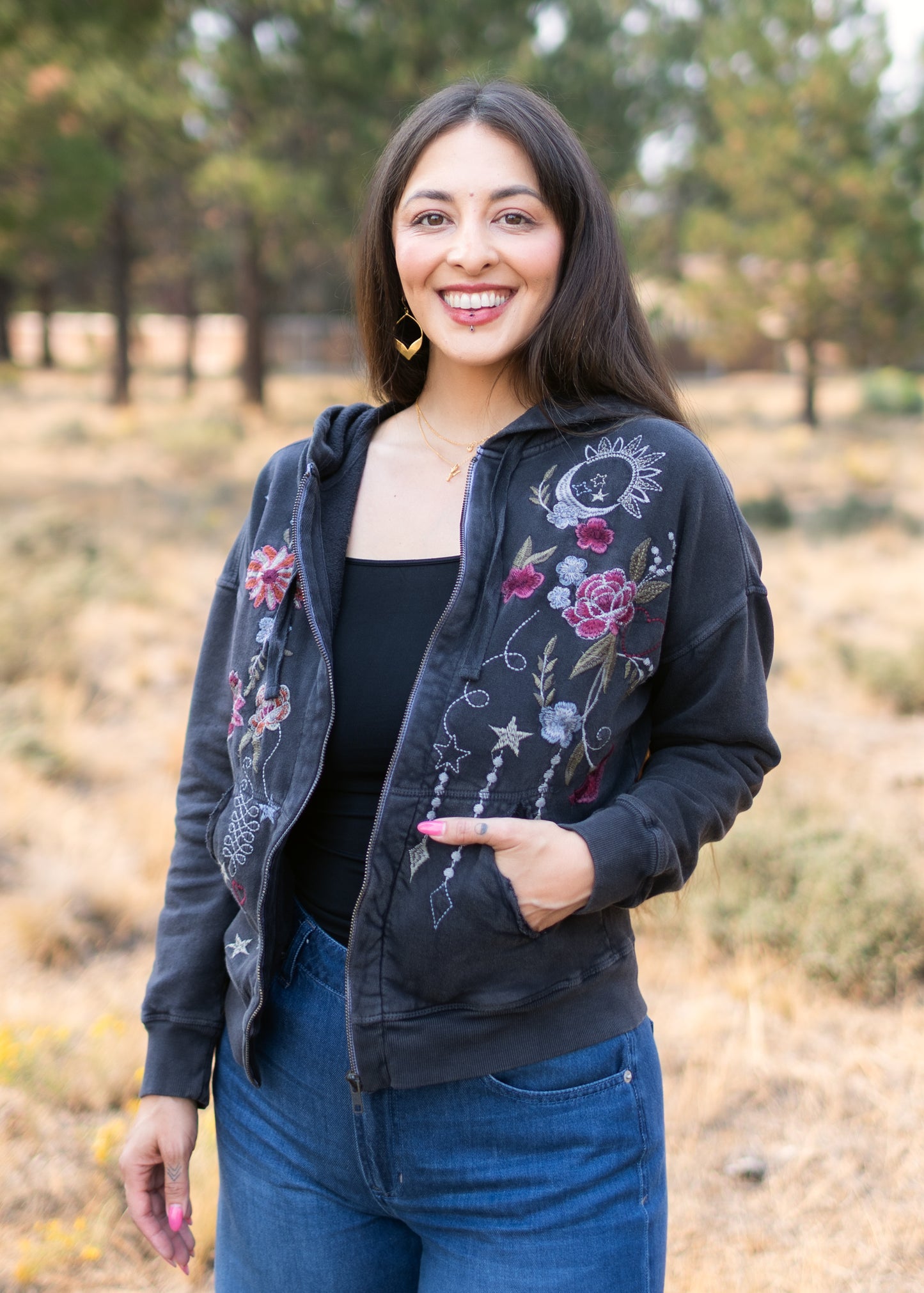 Lulu Hoodie in Lava | Caite