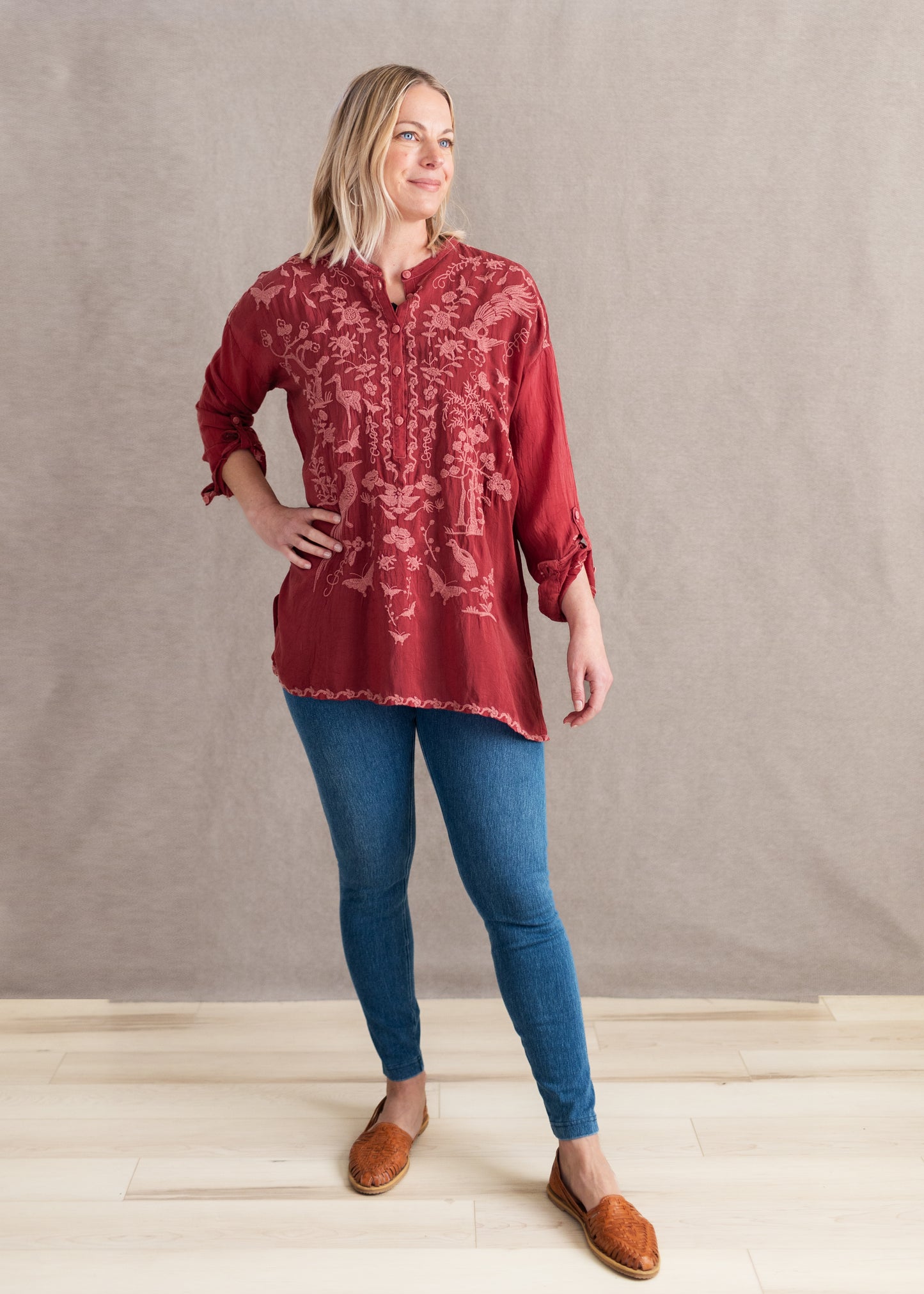 Denim Legging in Mid Wash | Lysse