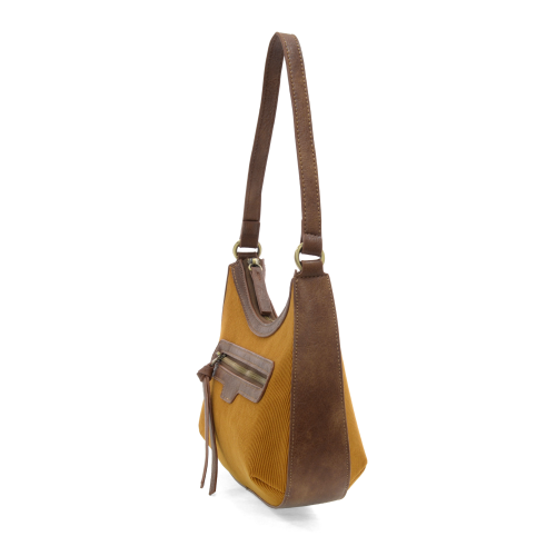 Corduroy Hallie Bag in Dijon