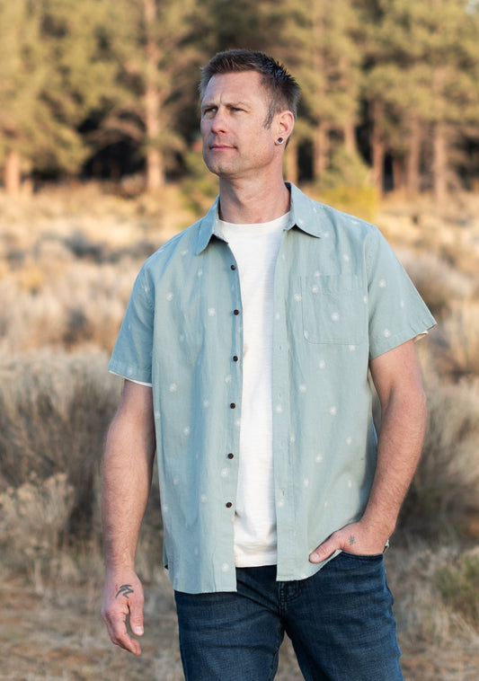 Shine Shirt in Aloe Green | Katin