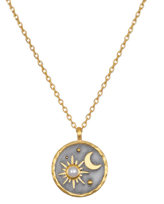 Celestial Birthstone Necklace - June | Satya