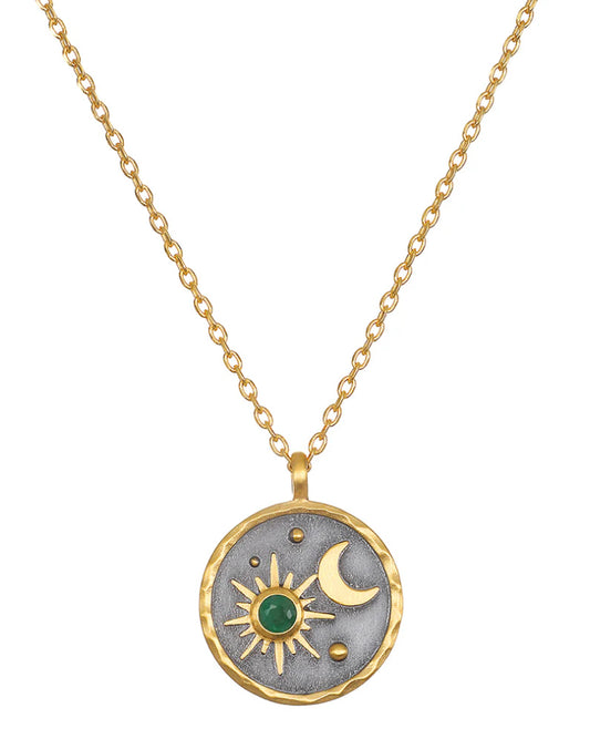 Celestial Birthstone Necklace - May | Satya