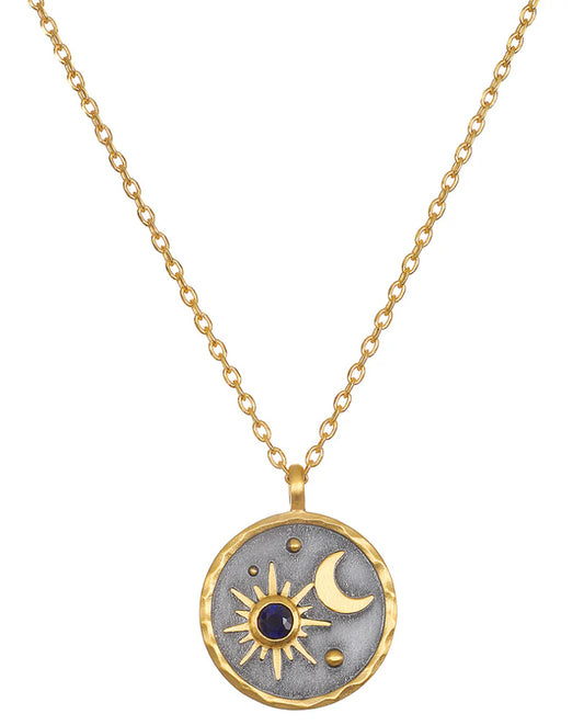 Celestial Birthstone Necklace - September | Satya