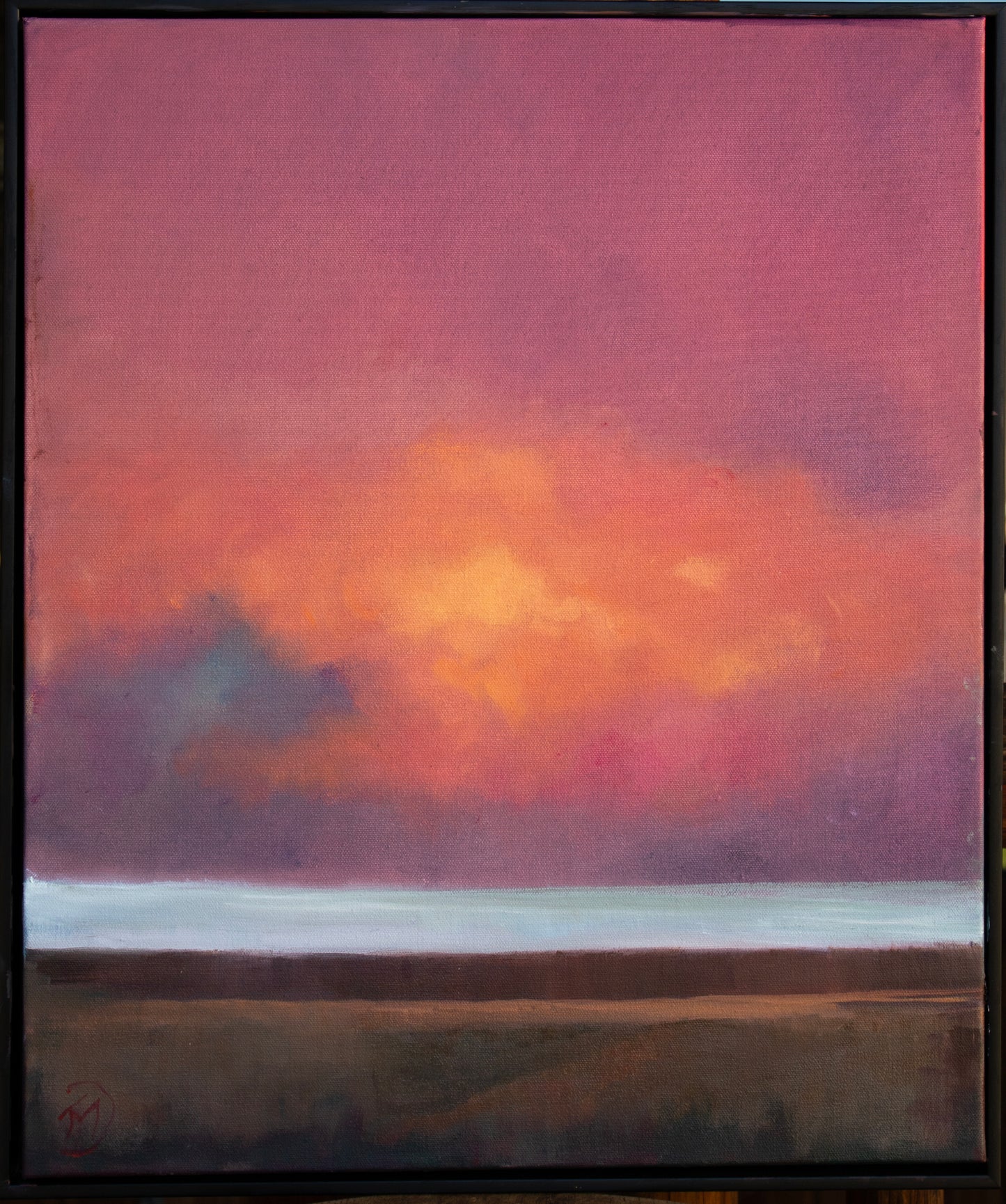 "A Touch Of Blue" Oil Painting | Janice Druian