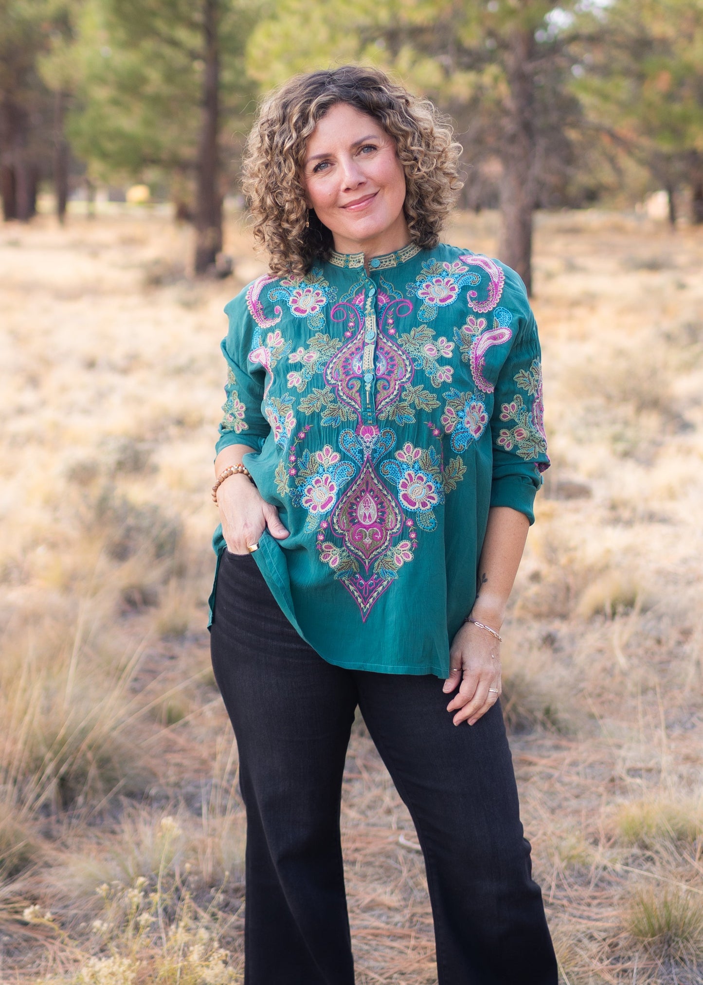 Audrey Fabiana Blouse | Johnny Was