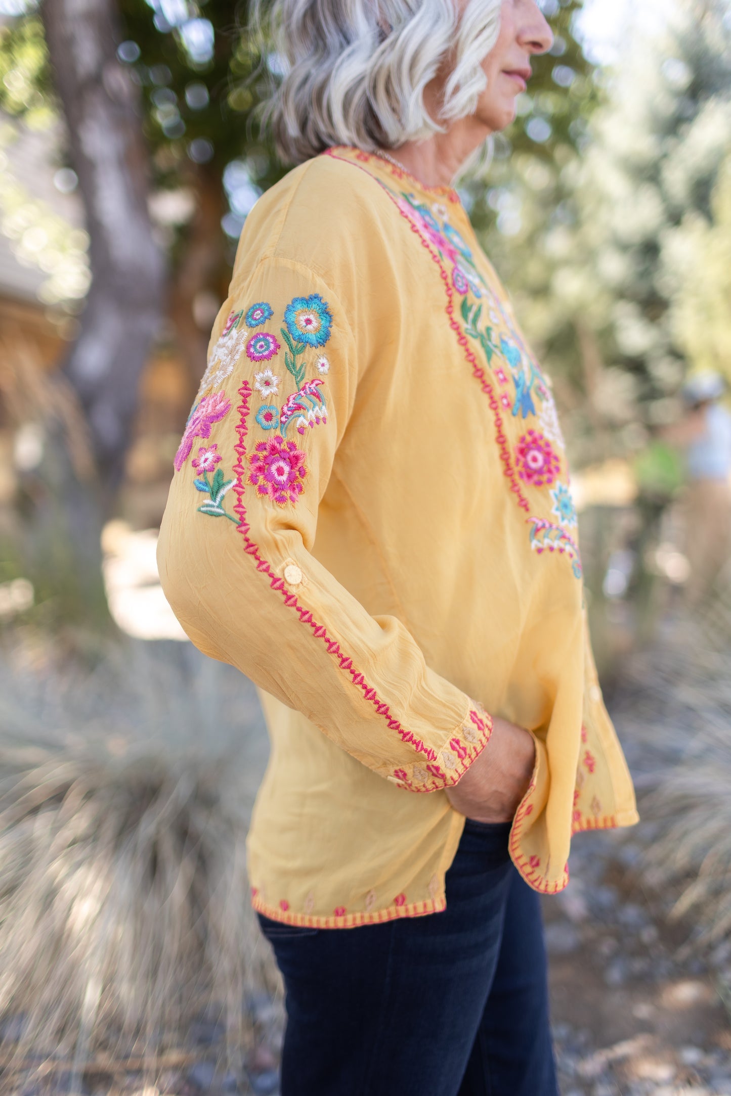Audrey Shirt in Bamboo | Johnny Was
