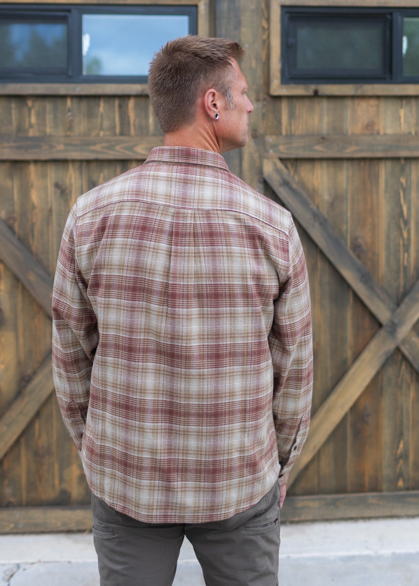 Sierra Flannel in Mahogany | Katin
