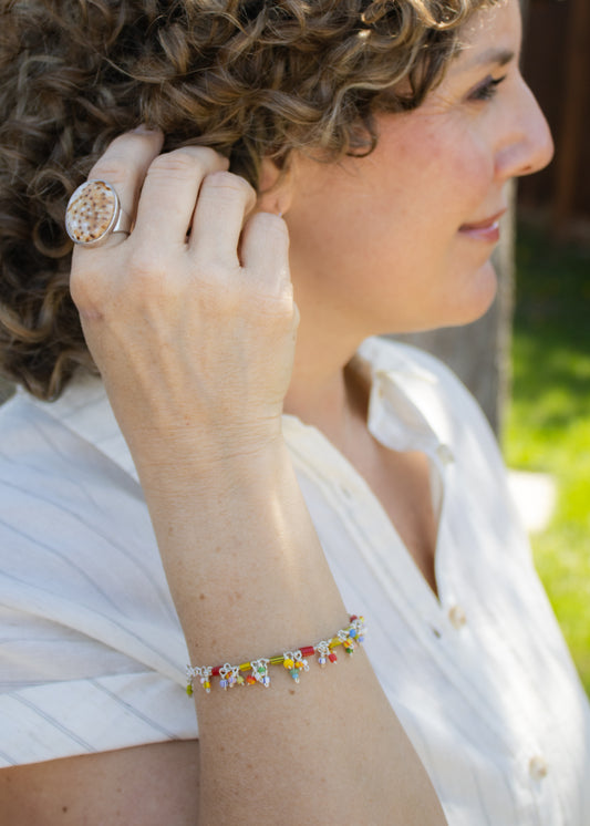 Multicolor Trade Bead Bracelet | Kym Jasmer