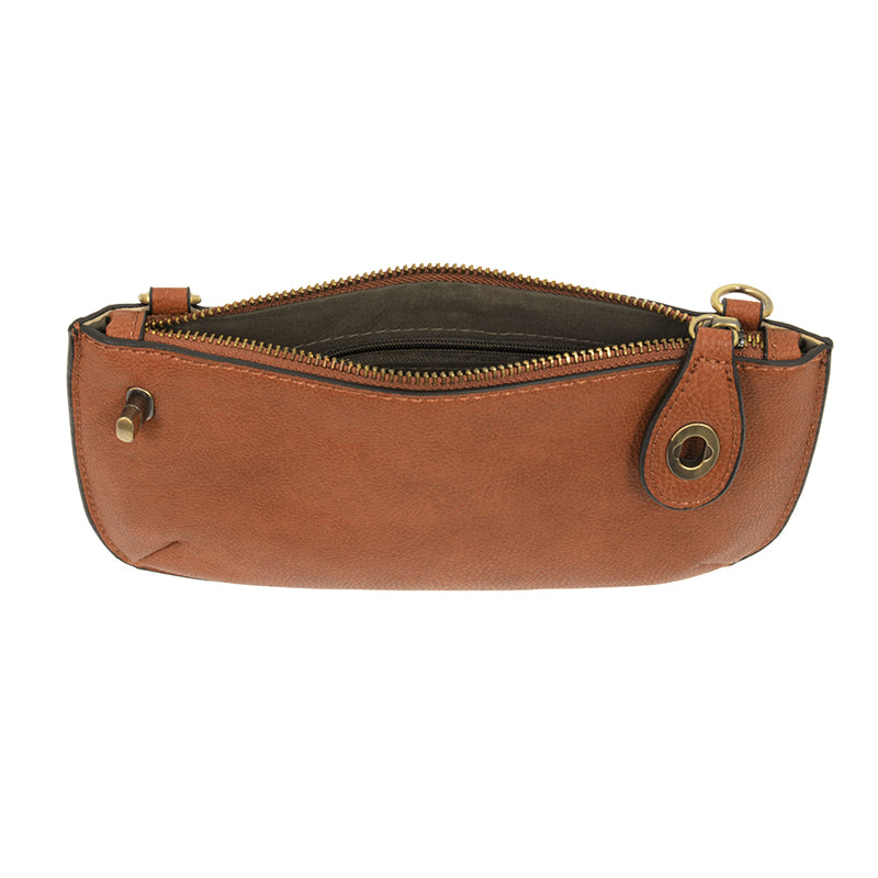 Mini Crossbody Wristlet Clutch in Maple