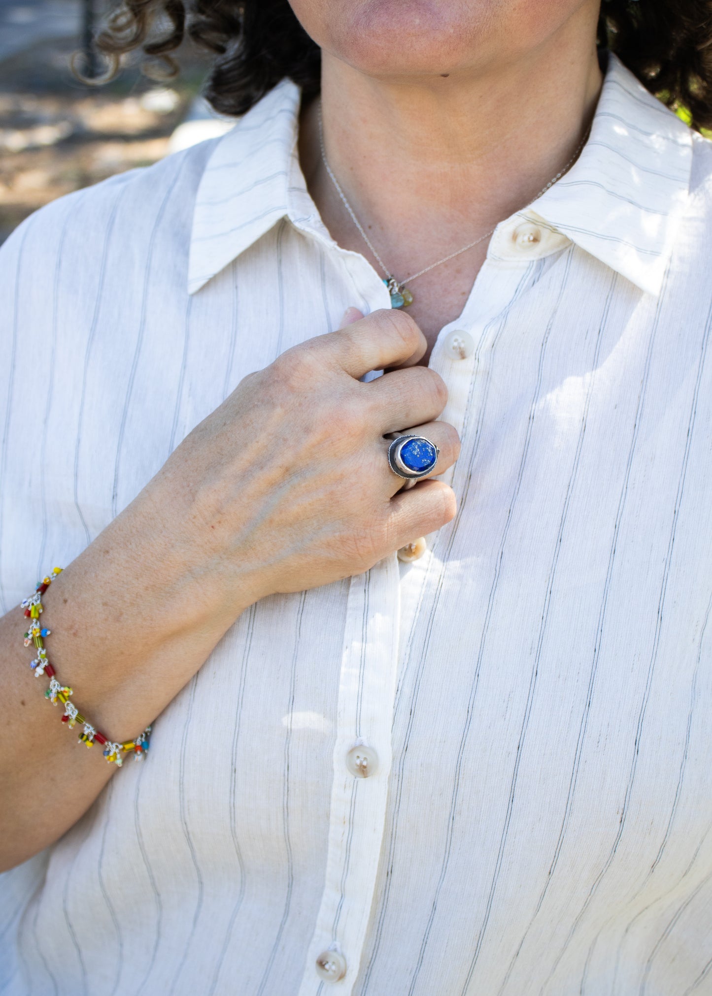 Lapis Ring | Glacier Lily