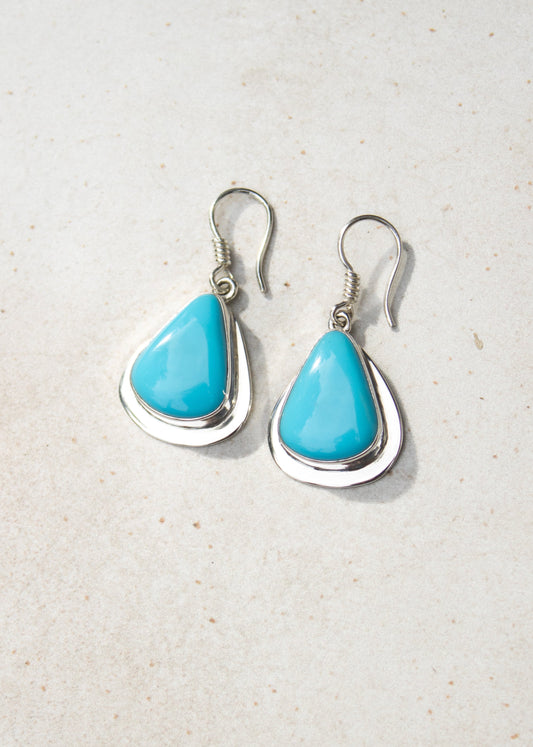 Teardrop Turquoise Earrings | Lee McAllister