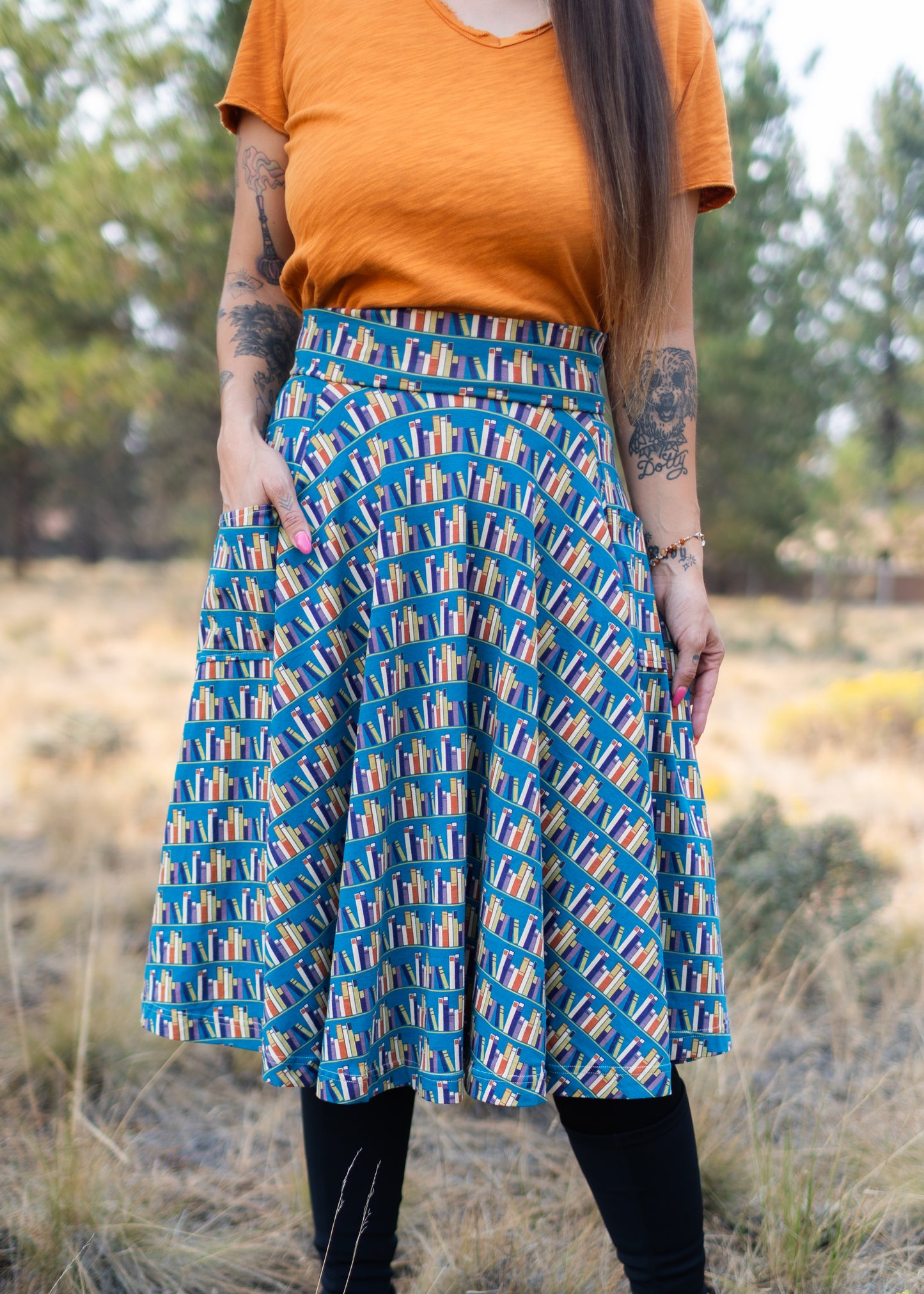 Sojourn Skirt in Library Print | Effie's Heart