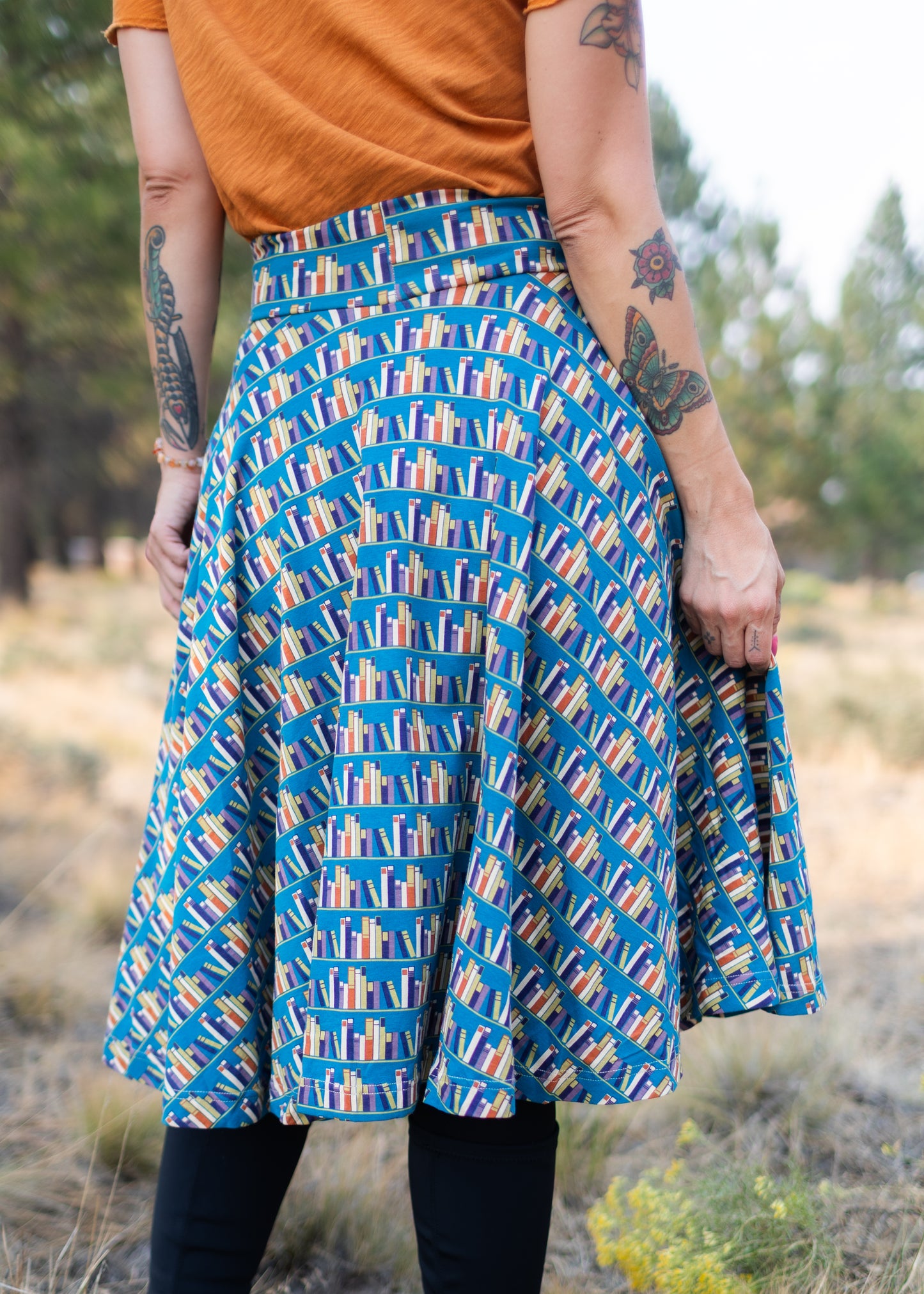Sojourn Skirt in Library Print | Effie's Heart