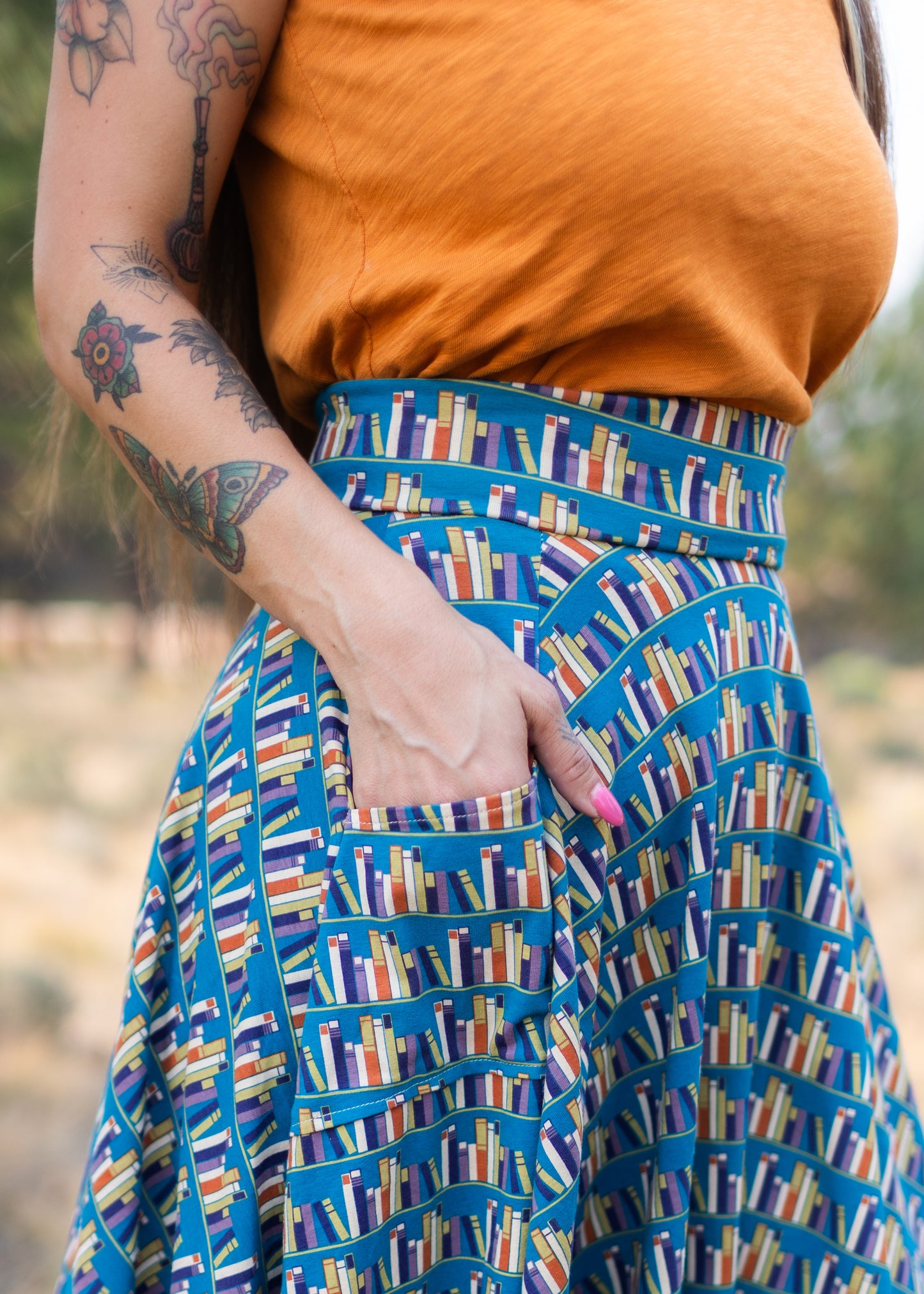 Sojourn Skirt in Library Print | Effie's Heart