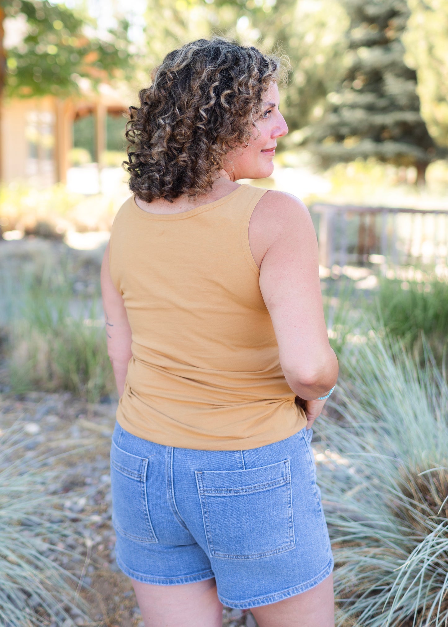 Convertible Boatneck Tank in Manuka | Cut•Loose