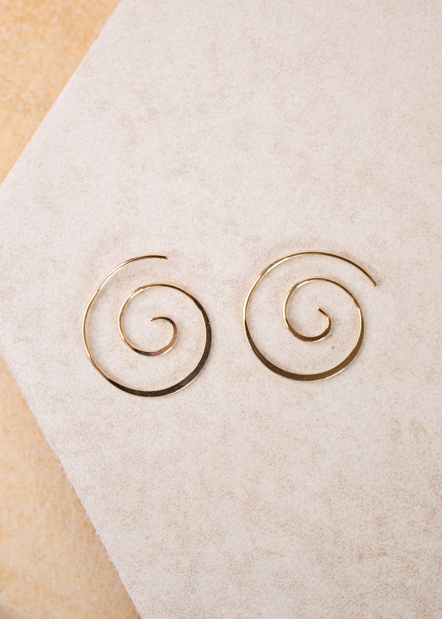 Gold Filled Spiral Earring