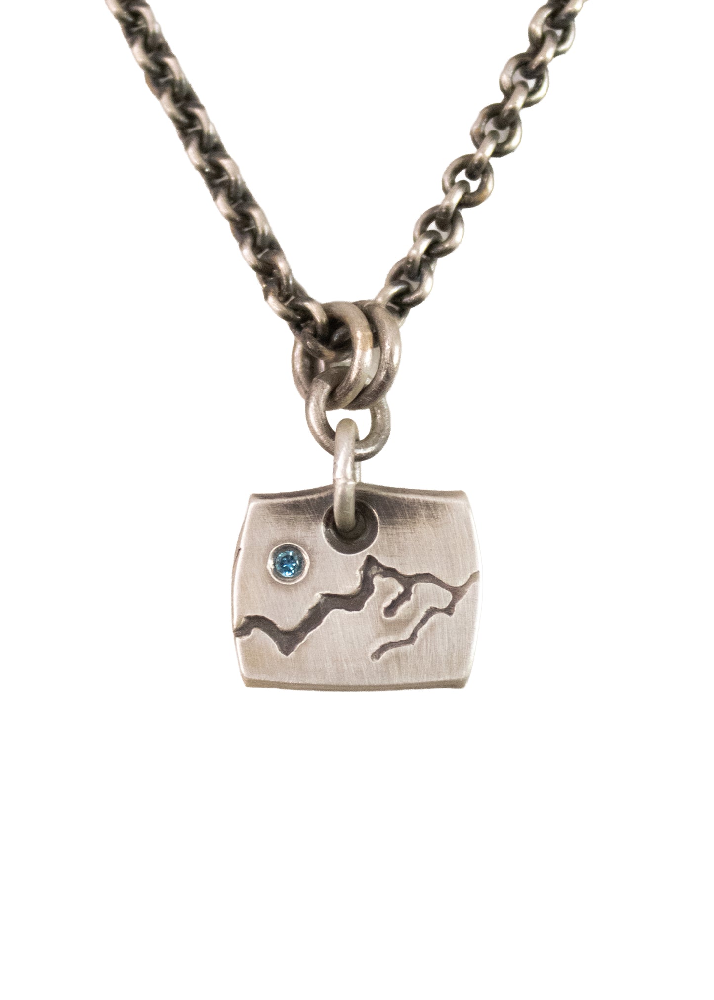 Hand-Forged Blue Moon Necklace