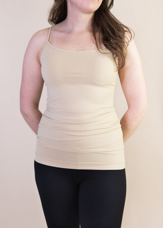 Signature Camisole in Stone | NikiBiki