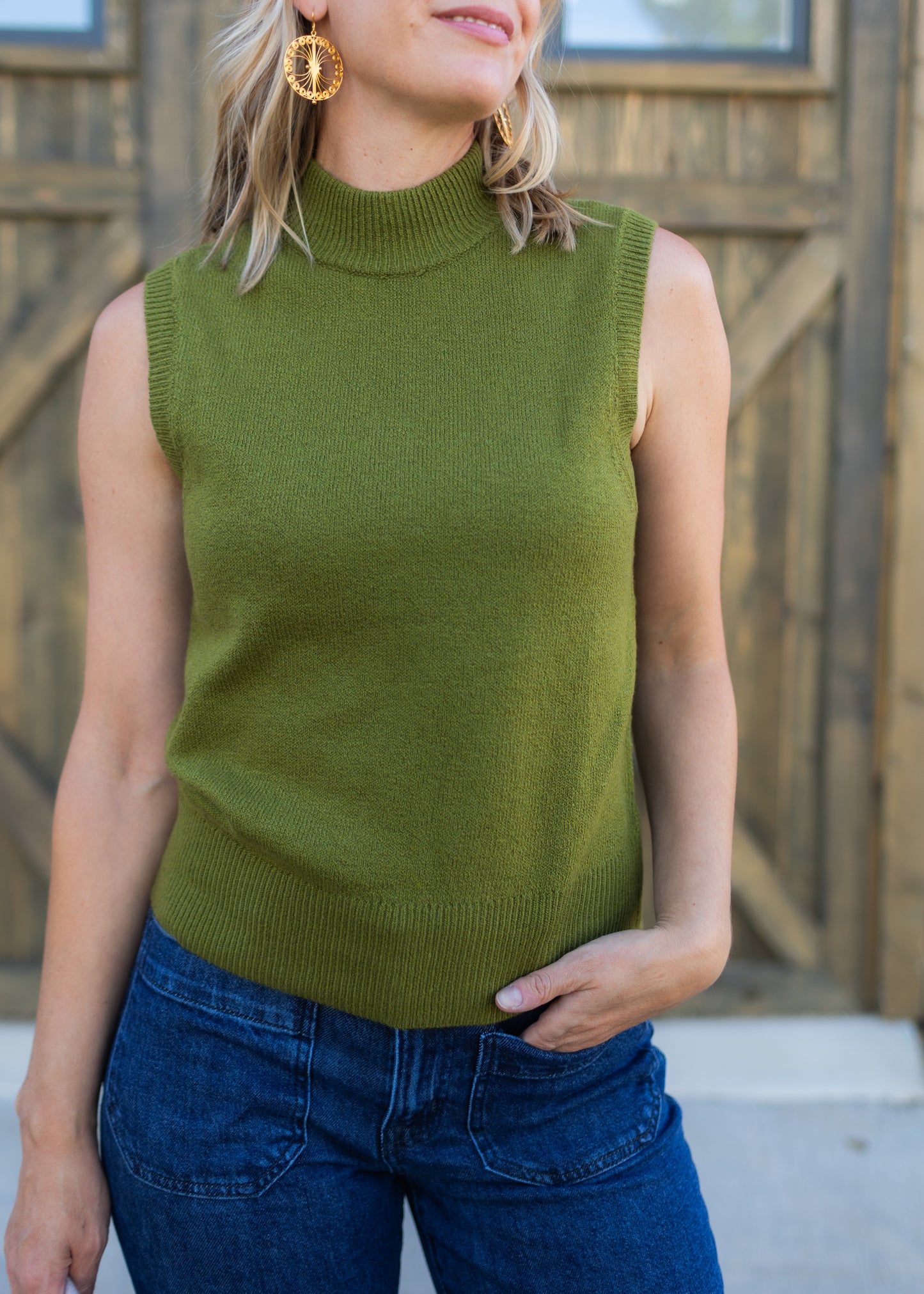 Fuzzy Shell in Olive | Sanctuary