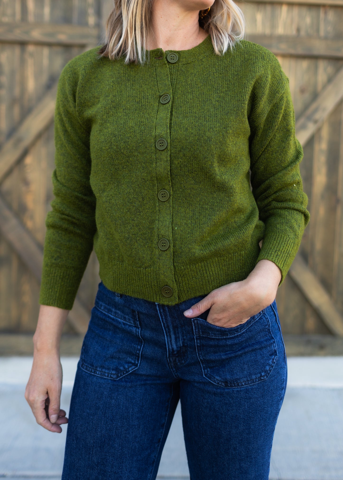 Must-Have Cardi in Olive | Sanctuary