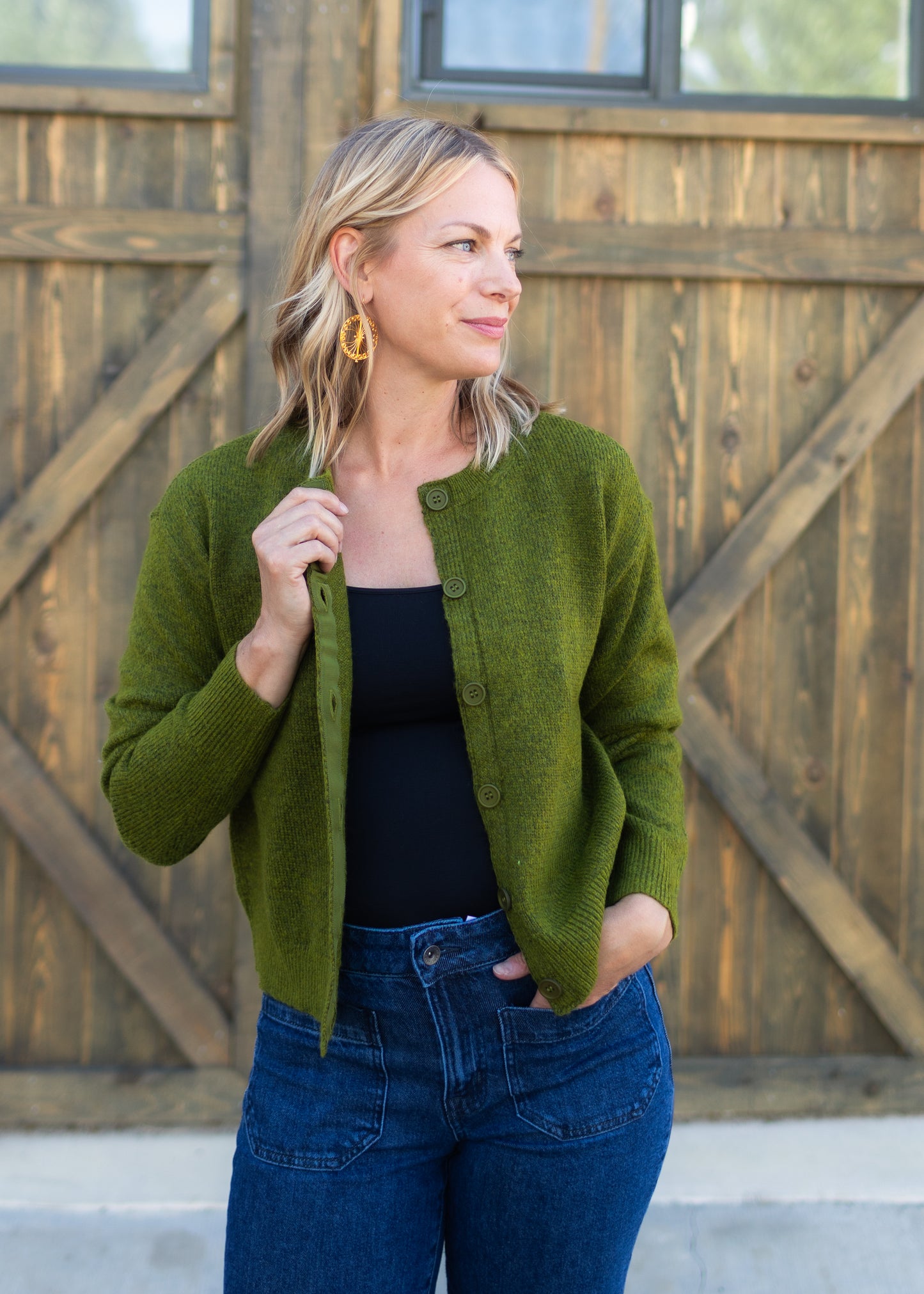 Must-Have Cardi in Olive | Sanctuary