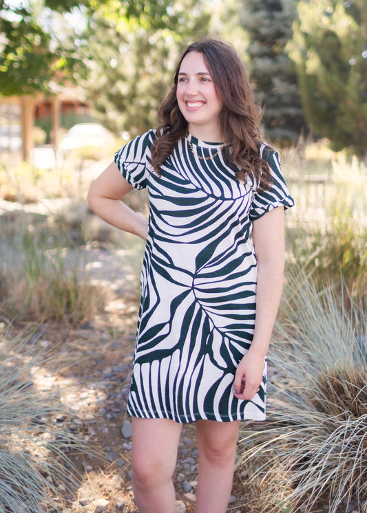 The Perfect Tee Dress in Green Oasis | Sanctuary