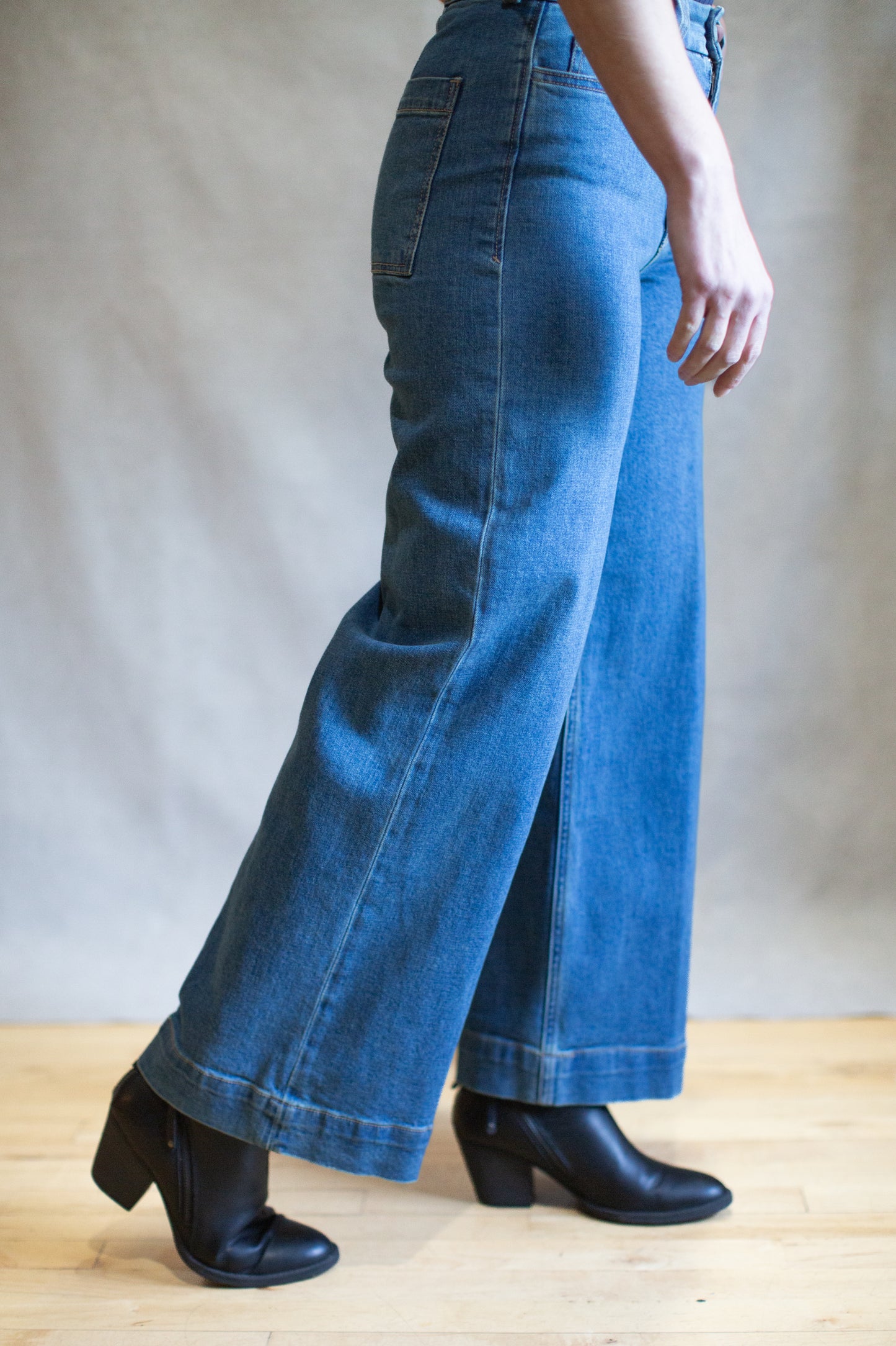 Audrey High Rise Wide Leg in Bluenote | Dear John