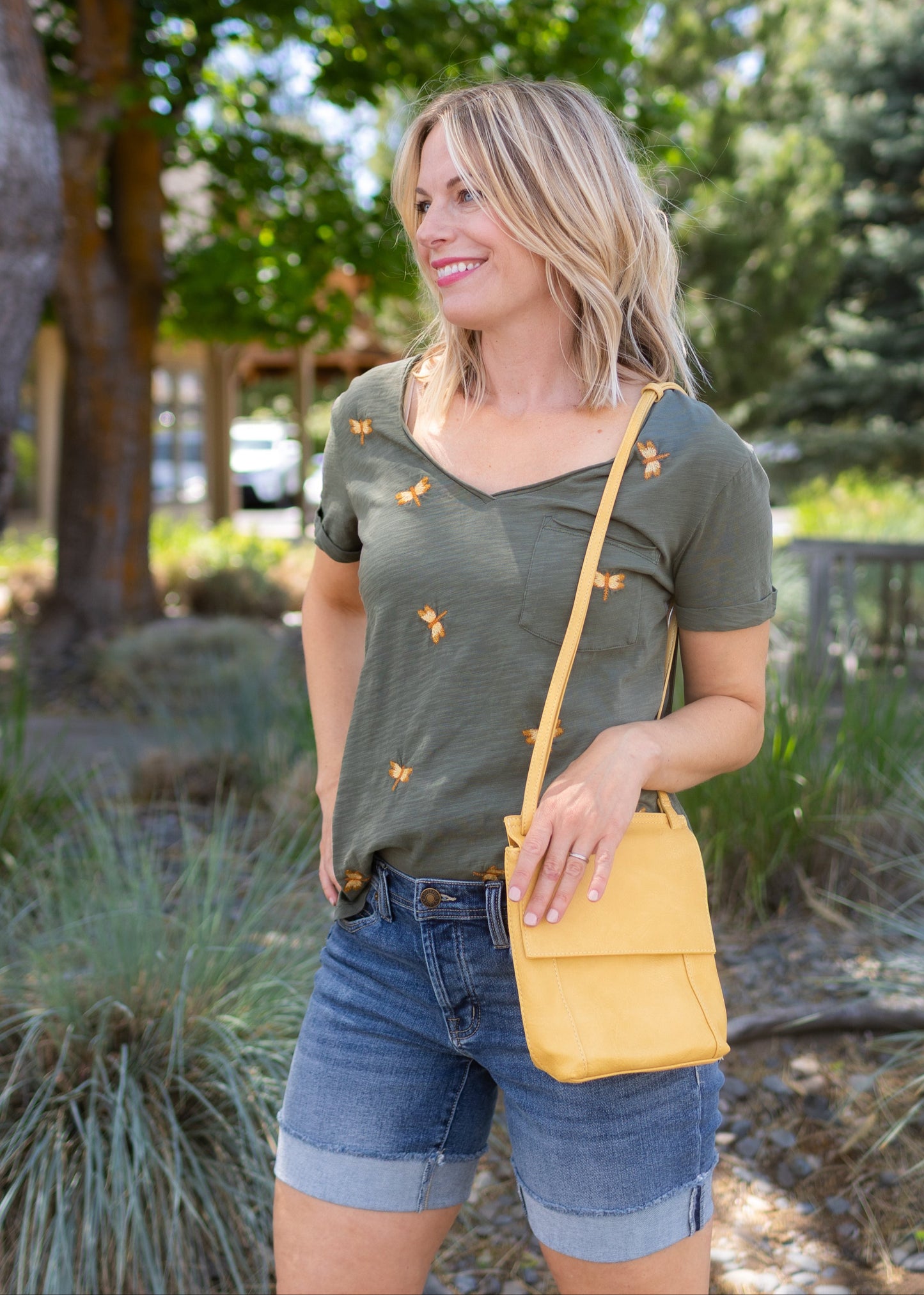 Jensy Crossbody Bag in Laguna Yellow