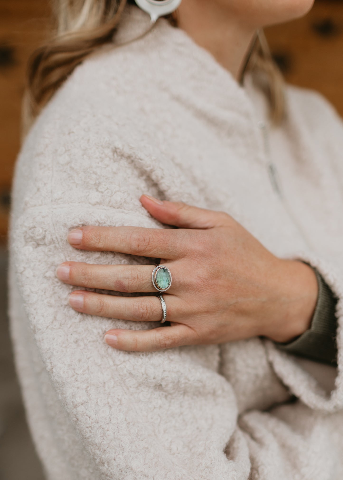 Green Kyanite Ring | Austin Titus
