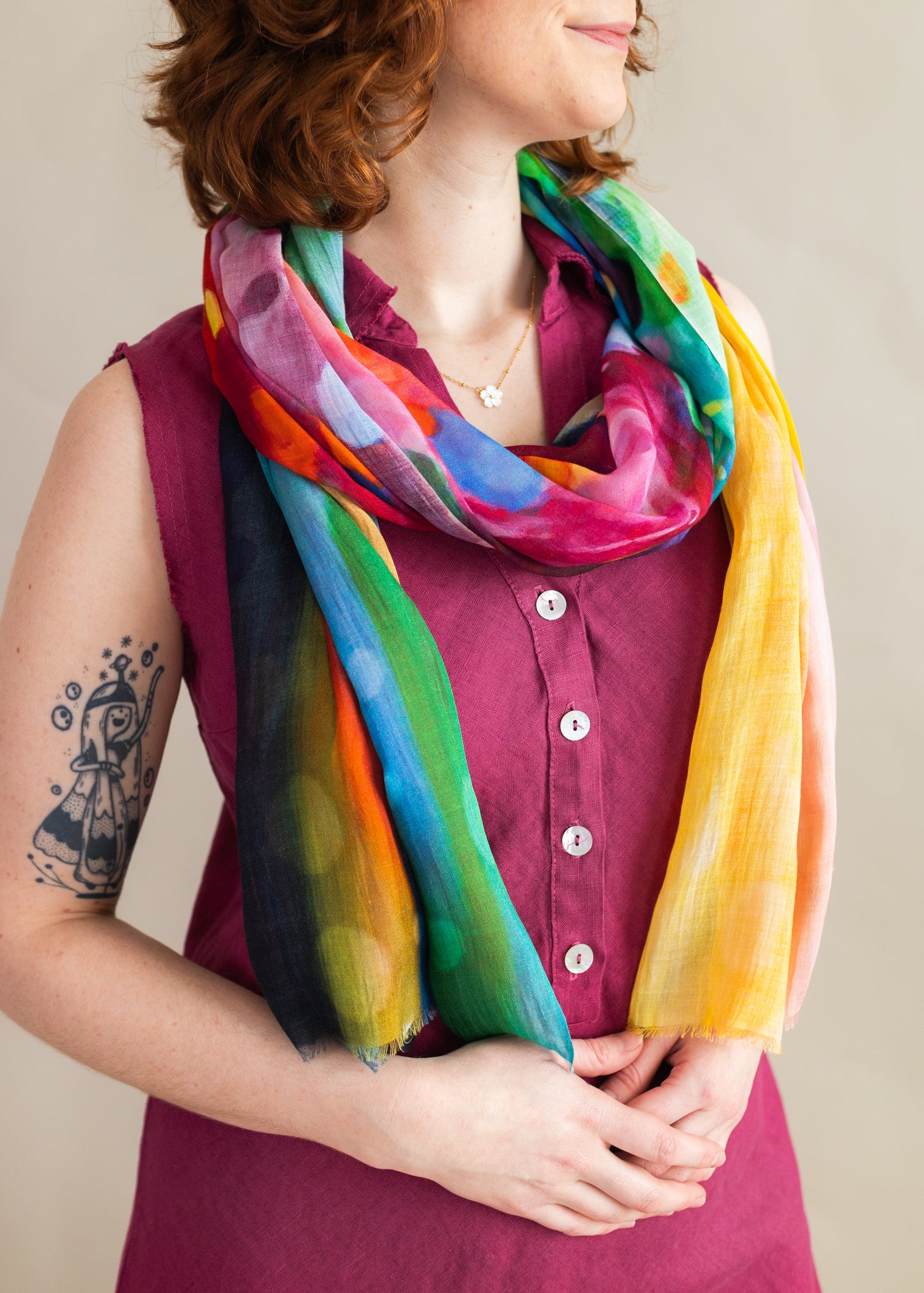 Lucky Colorful Long Scarf