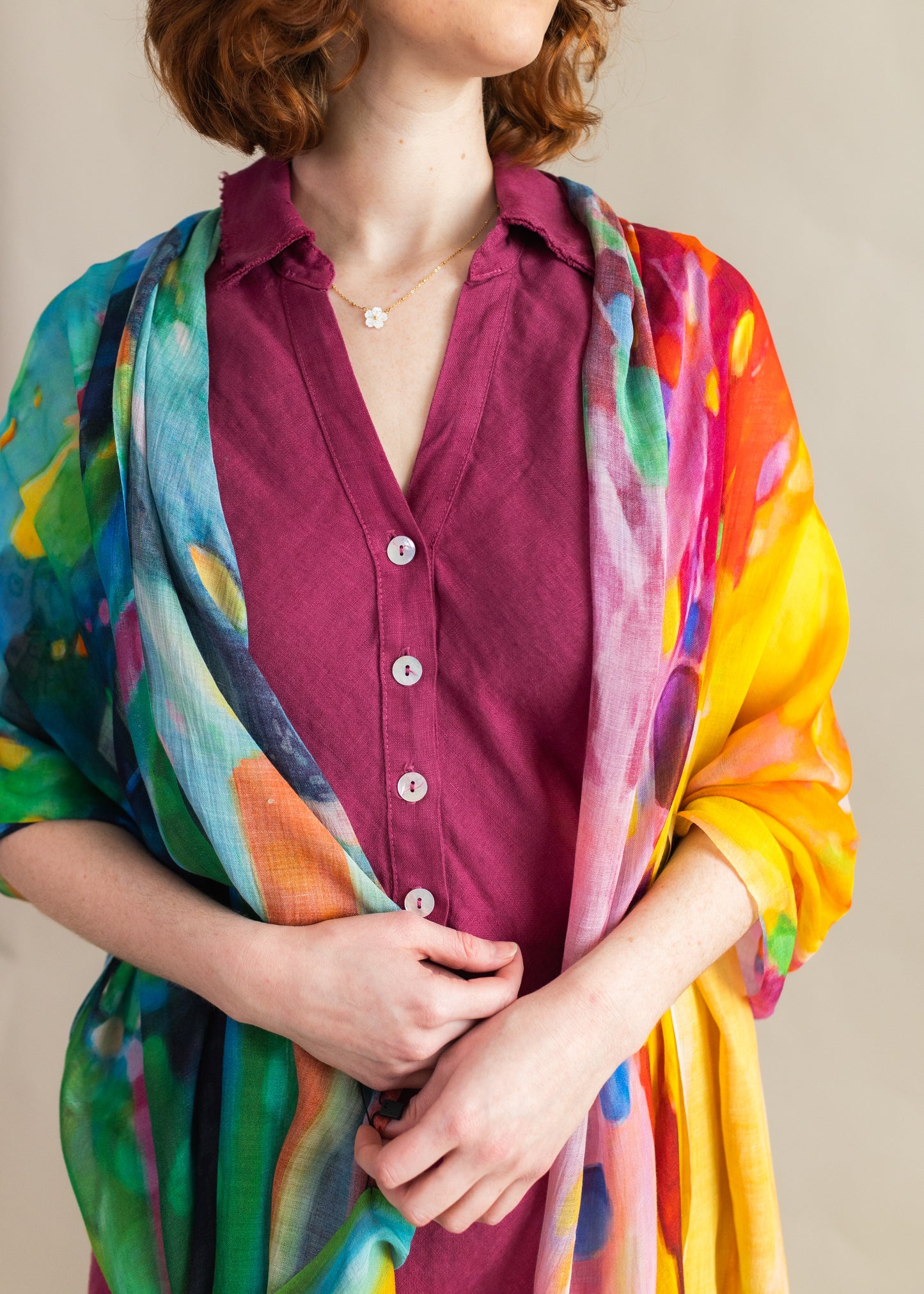 Lucky Colorful Long Scarf