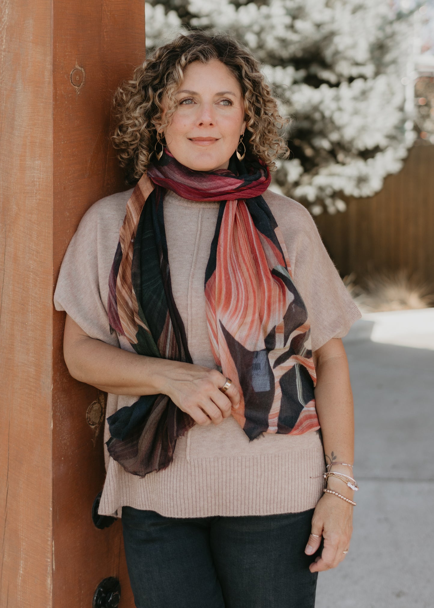 Gwyneth One Size Sweater in Camel | Kerisma