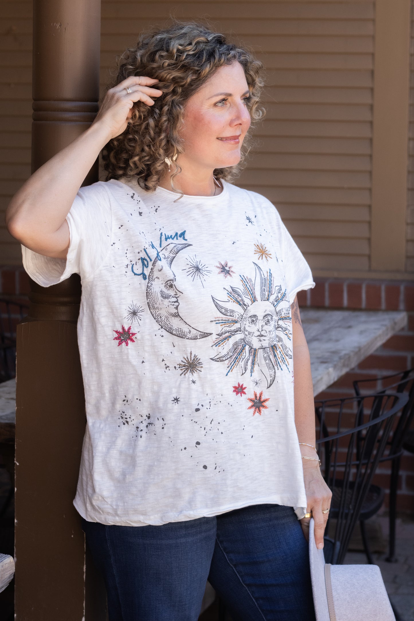 Kara Tee in Ivory | Caite
