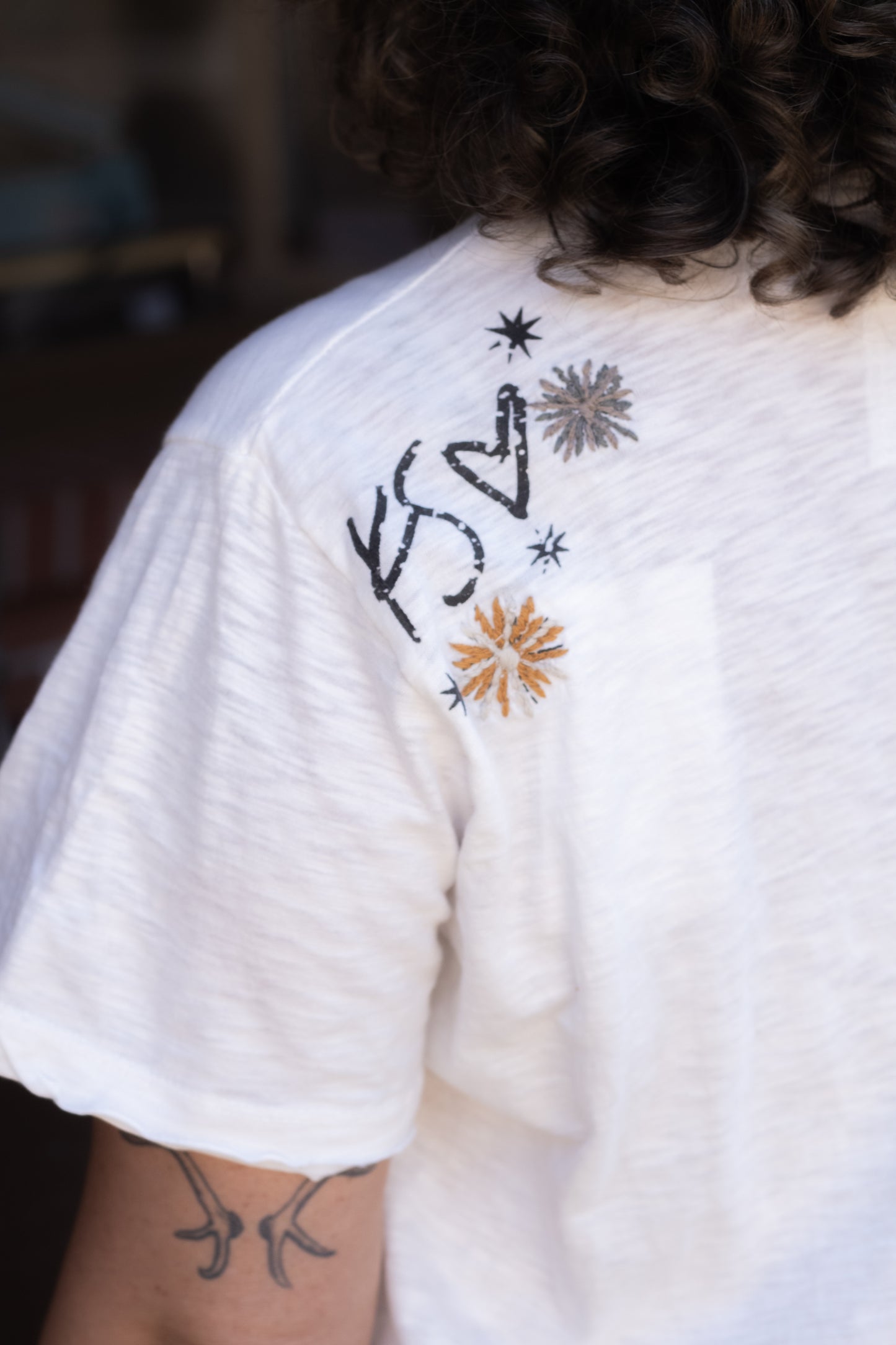Kara Tee in Ivory | Caite