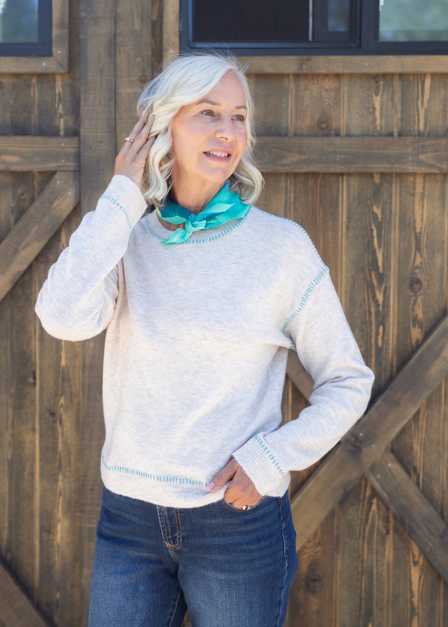Millie Sweater in Oatmeal