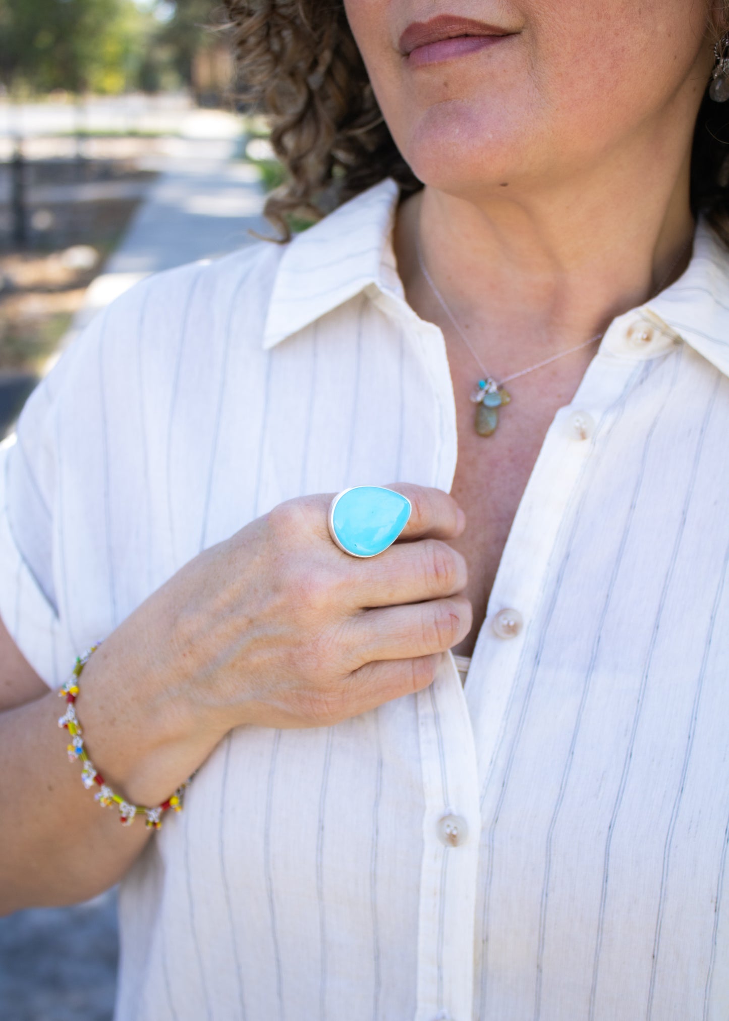 Teardrop Turquoise Ring | Lee McAllister