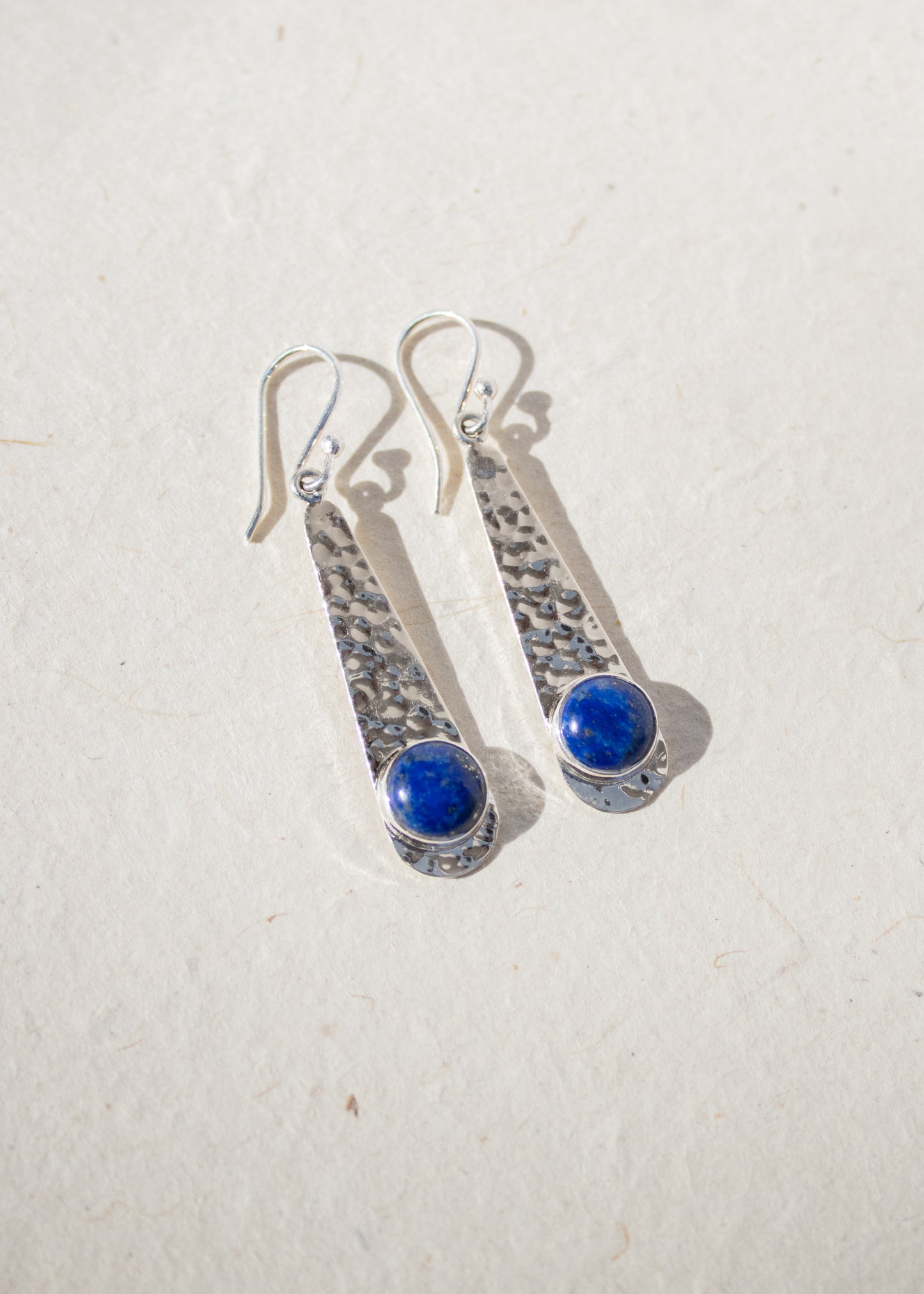 Lapis Dew Drop Earrings