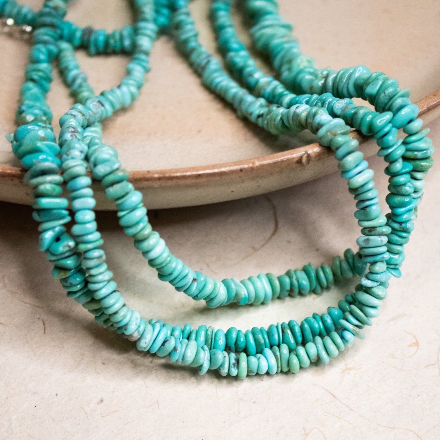 Assorted Turquoise Slice Necklace