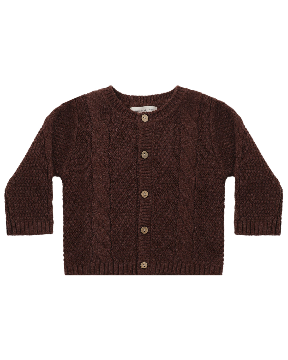 Black Cherry Knit Cardigan