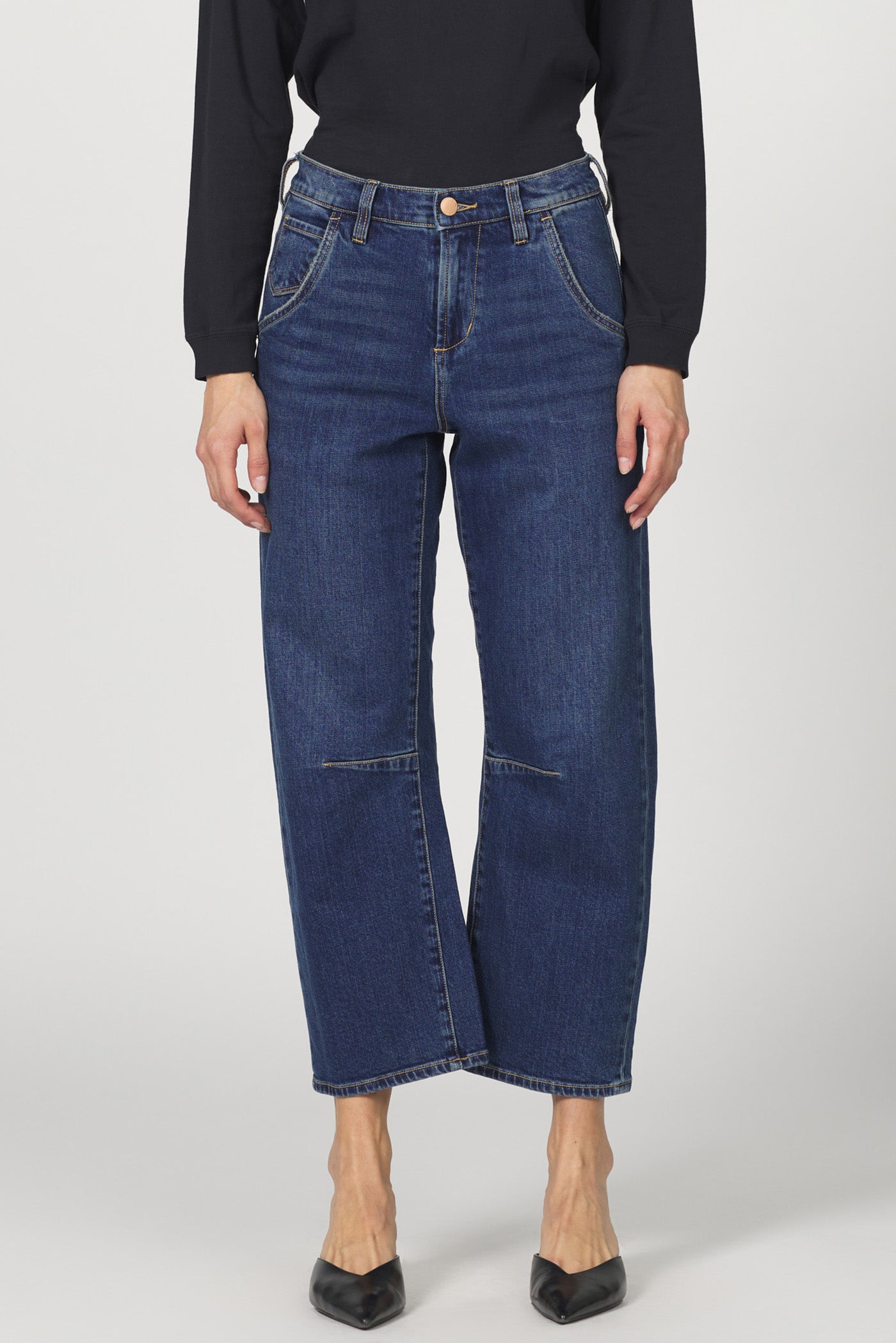 Lasso Barrel Jean in Denali | Dear John