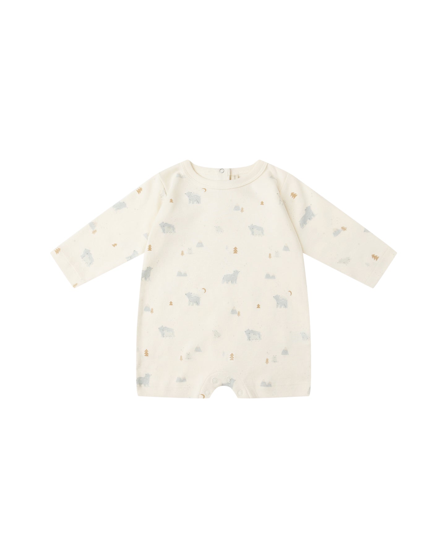 Polar Bears Long Sleeve One Romper