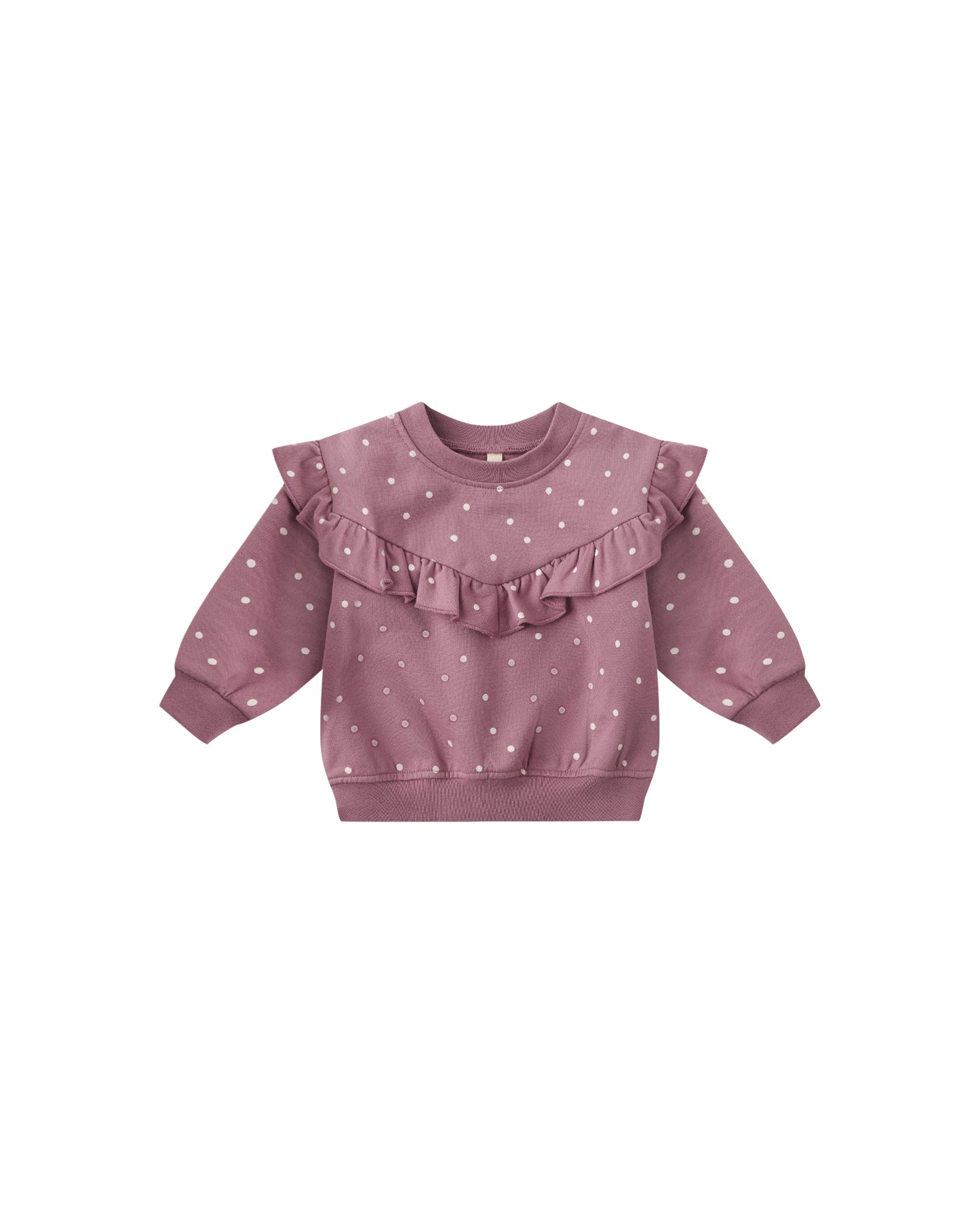 Mulberry Ruffle Sweatshirt