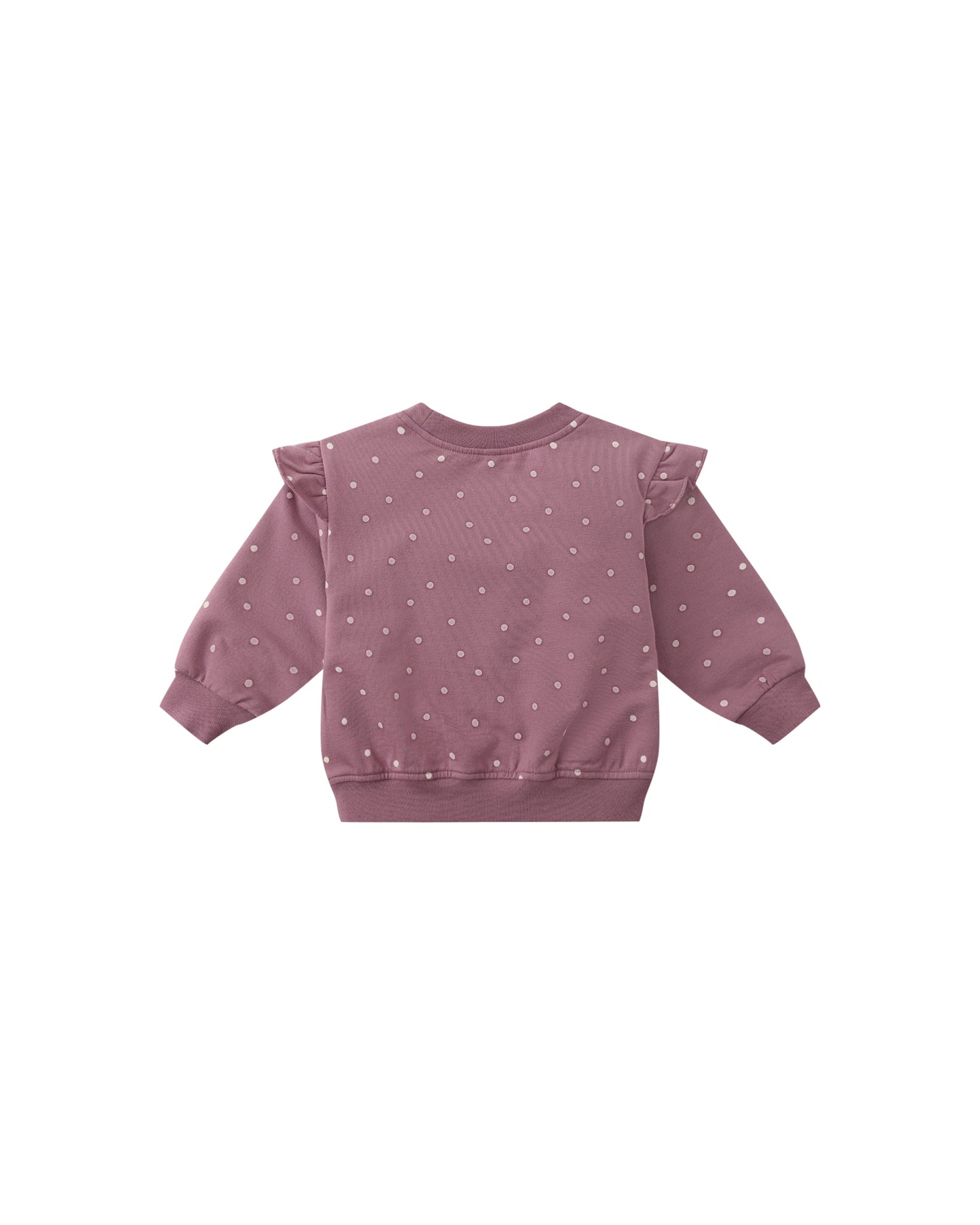 Mulberry Ruffle Sweatshirt