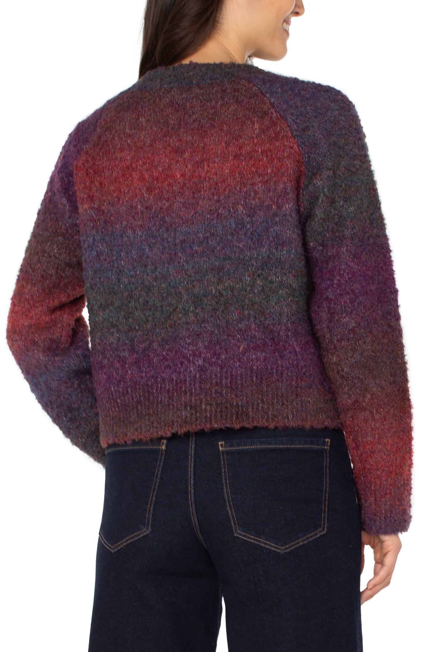 Raglan Cardigan in Burgundy | Liverpool