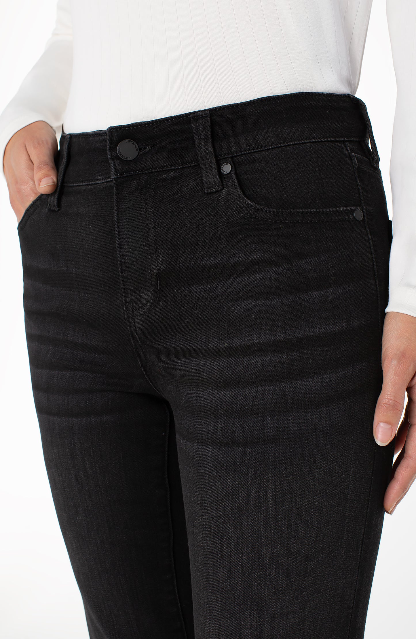 Hannah Flare Bootcut in Heron Lake | Liverpool