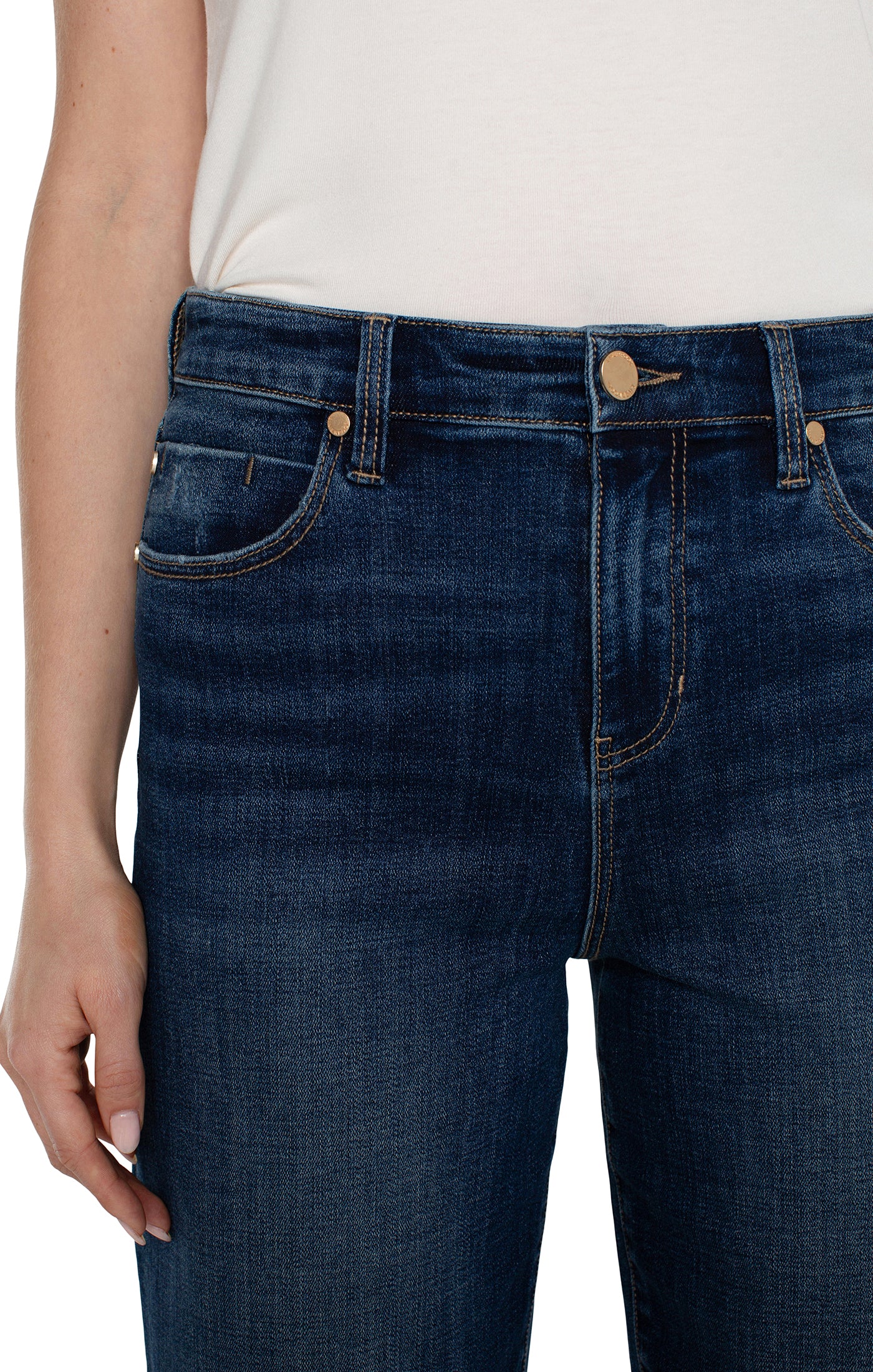 Stride High Rise Crop in Bowers | Liverpool